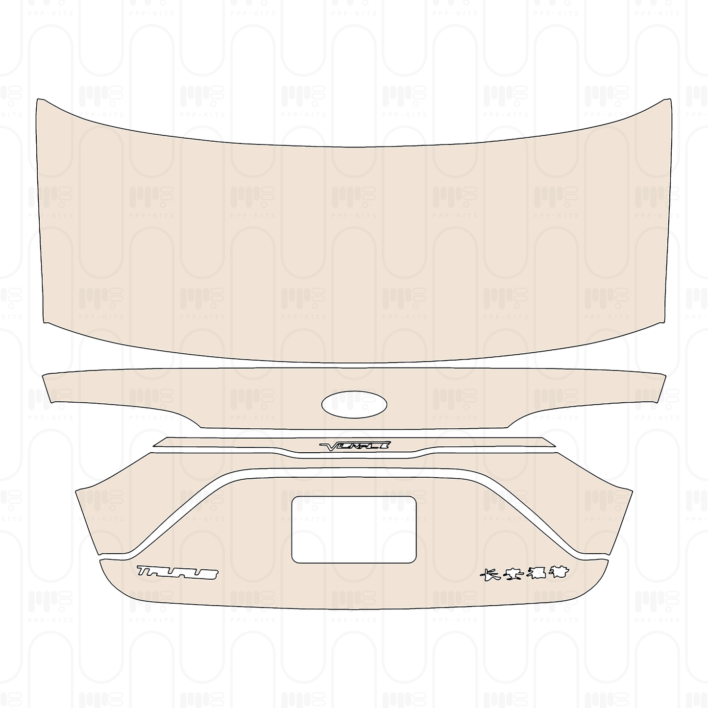 Pre-Cut PPF Ford Taurus Luxury 2022