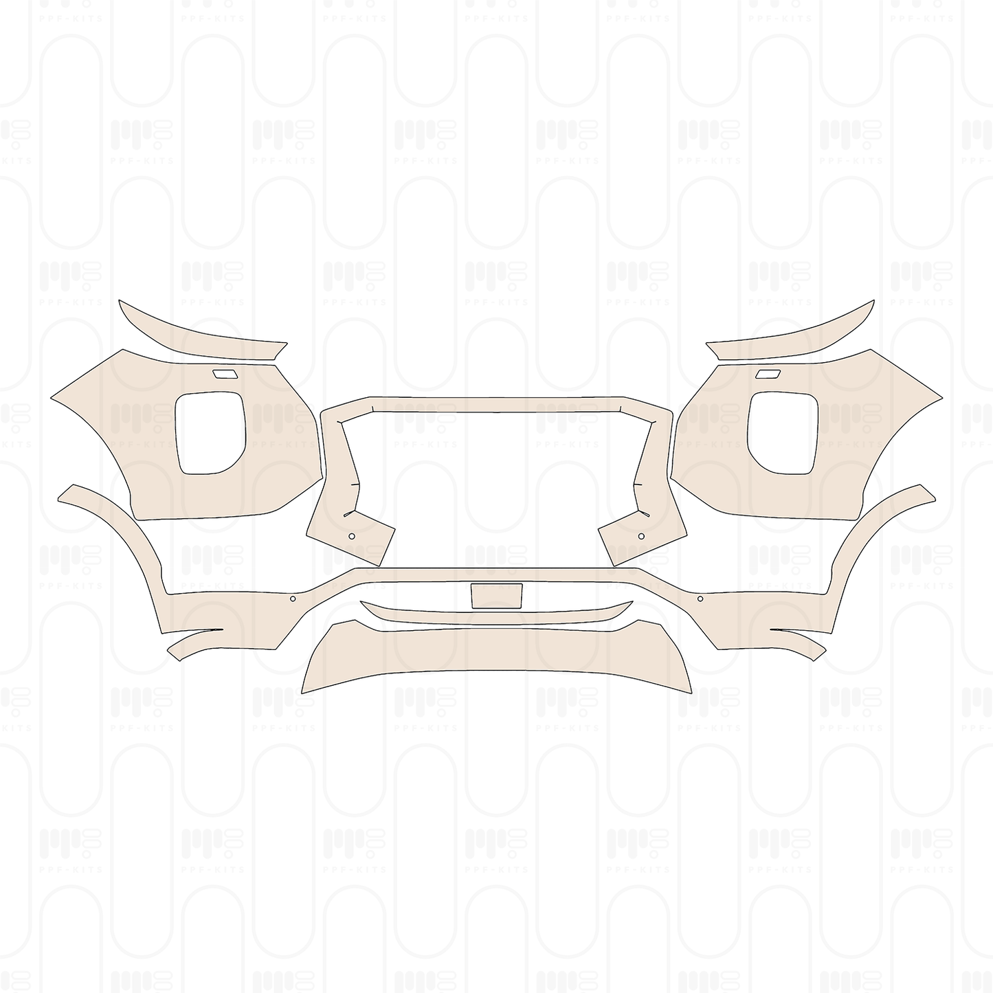 Pre-Cut PPF Hyundai Palisade SEL 2022