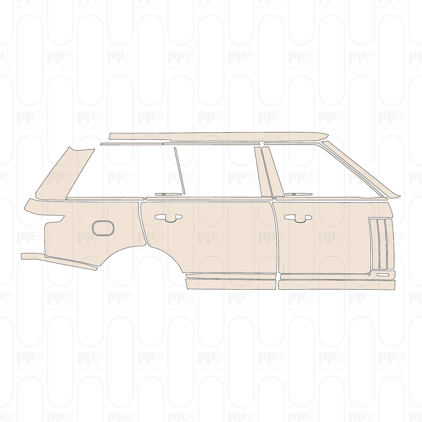 Pre-Cut PPF Land Rover Range Rover Extended Wheelbase SVAutobiography 2022