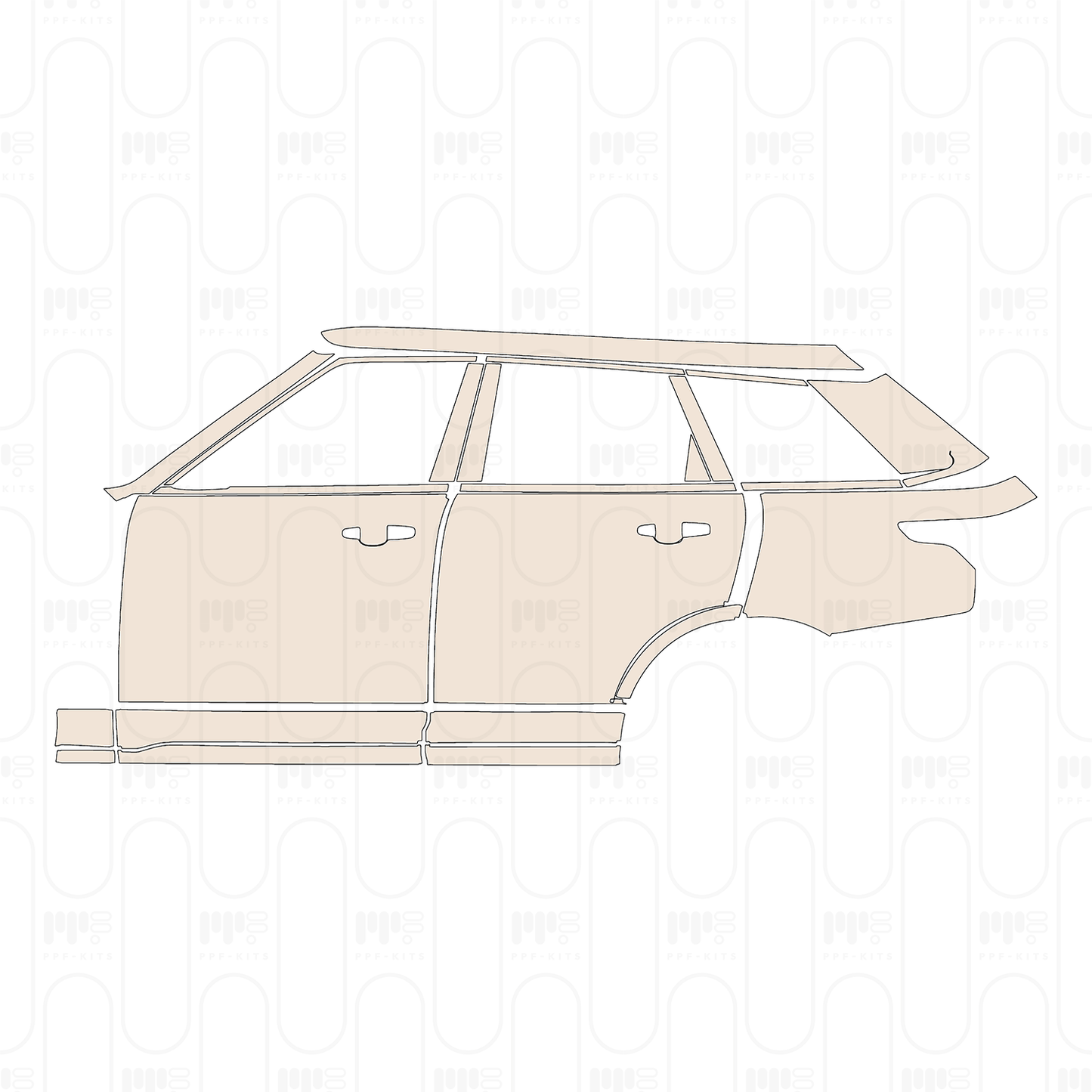 Pre-Cut PPF Land Rover Range Rover Sport SVR 2022