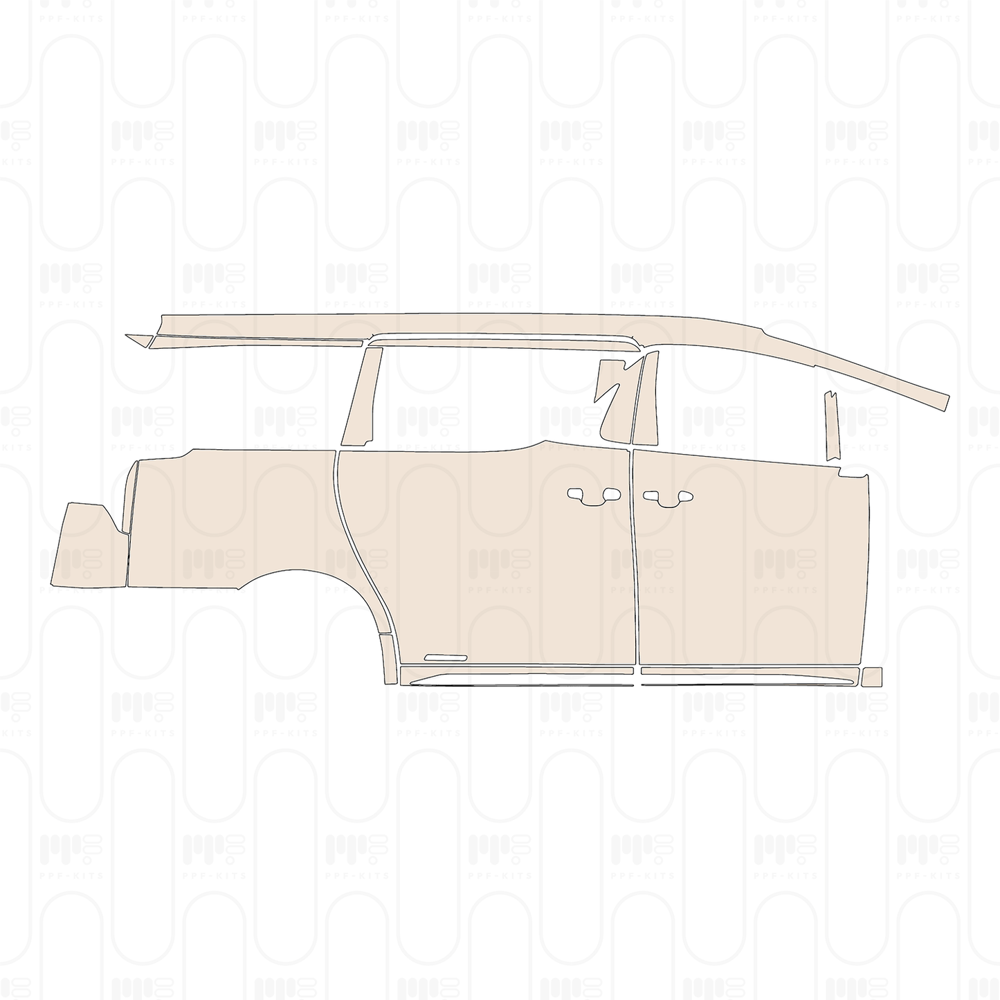 Pre-Cut PPF Lexus LM 2022