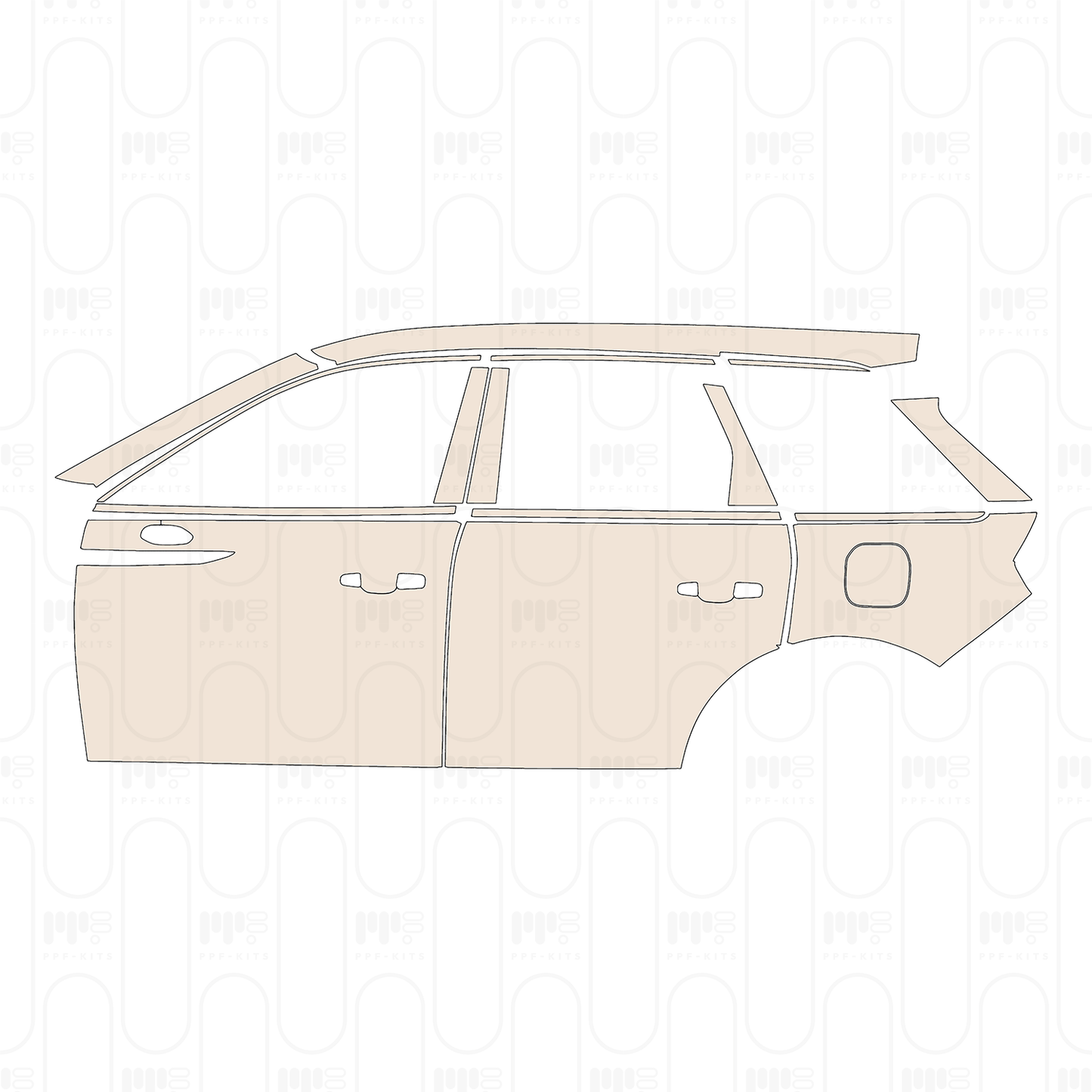 Pre-Cut PPF Lincoln Corsair 2022
