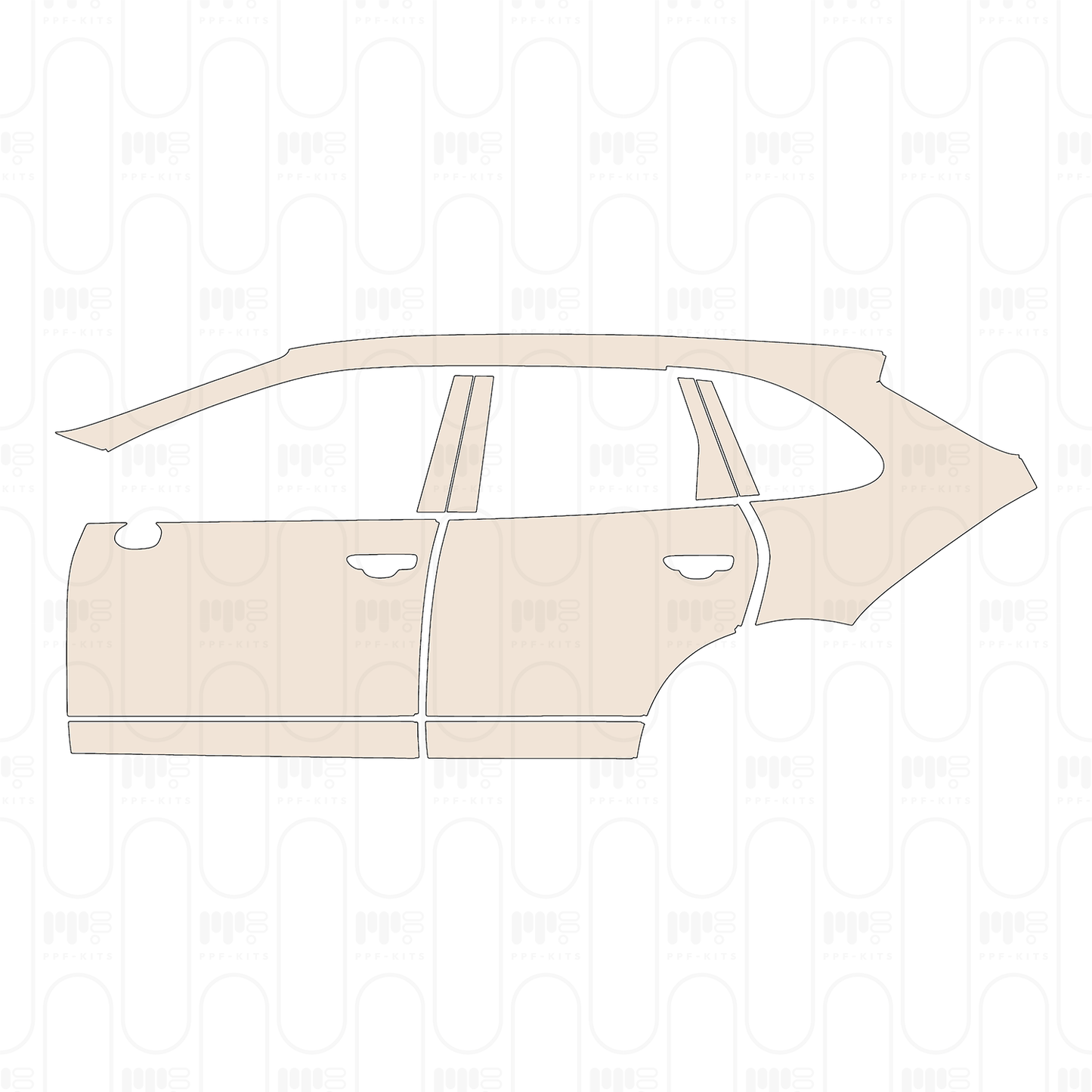Pre-Cut PPF Porsche Cayenne S 2015