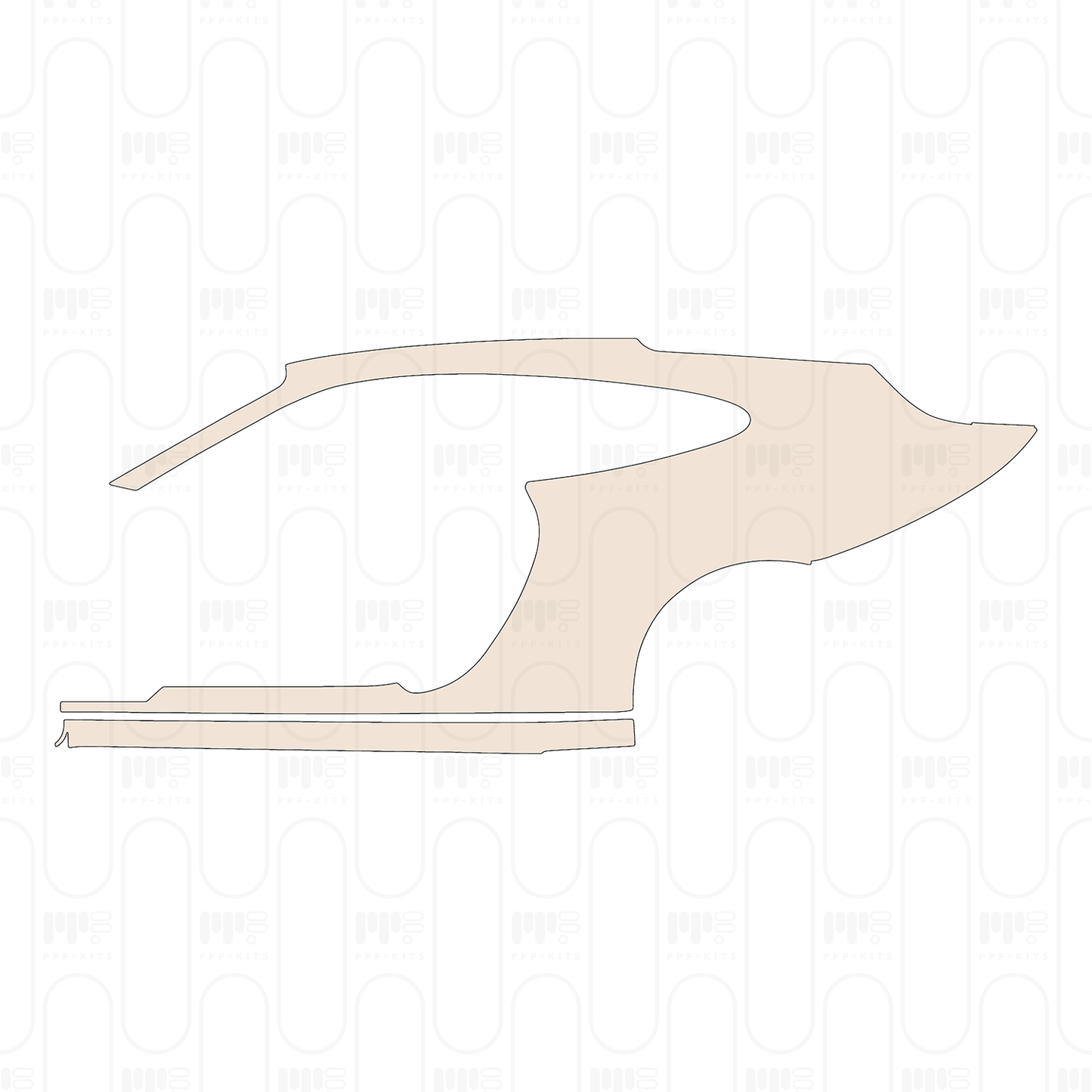 Pre-Cut PPF Maserati Quattroporte S Q4 GranLusso 2020