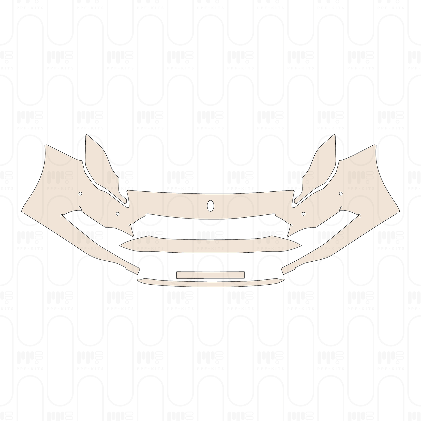 Pre-Cut PPF Maserati Quattroporte Base 2020