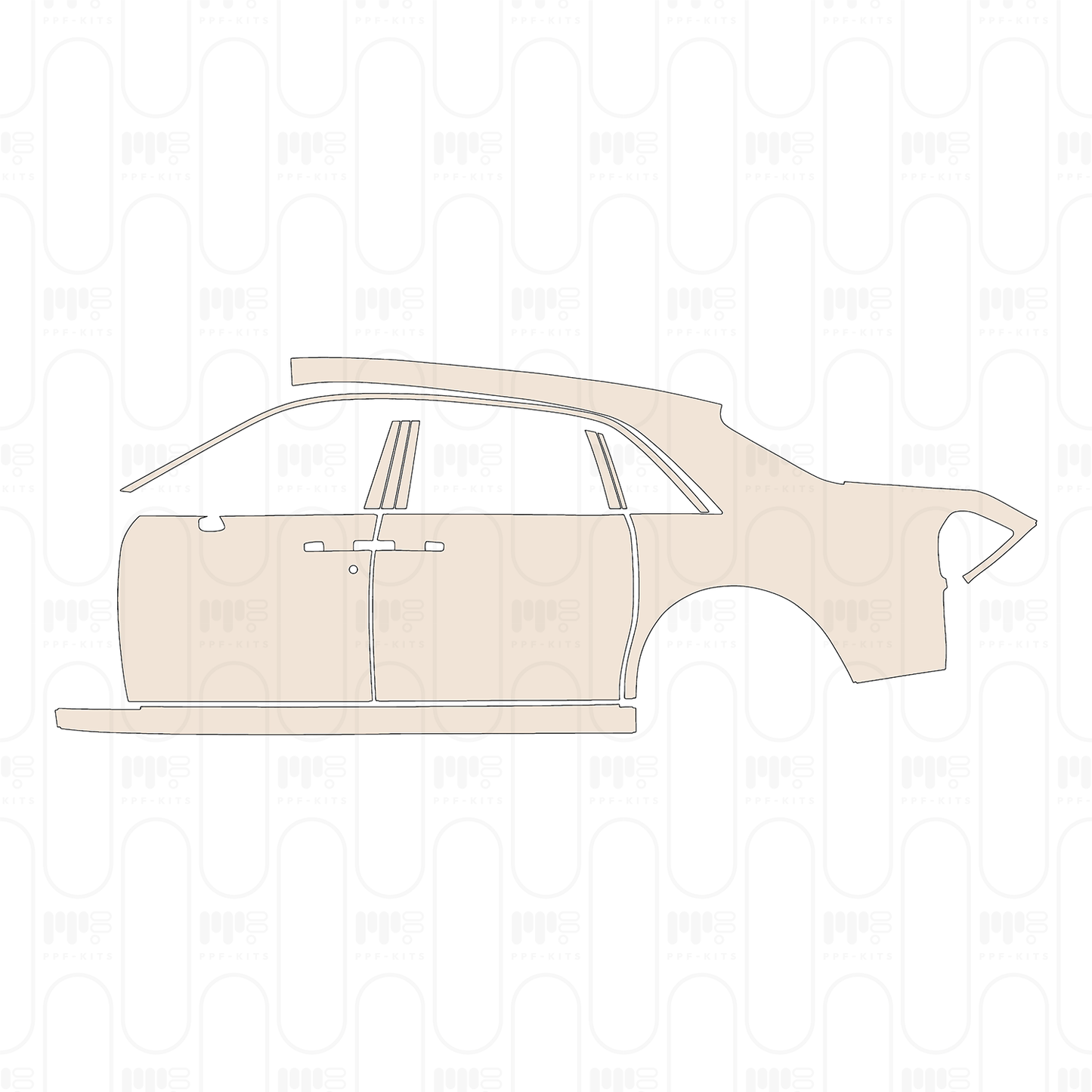 Pre-Cut PPF Rolls-Royce Ghost Extended Wheelbase 2011