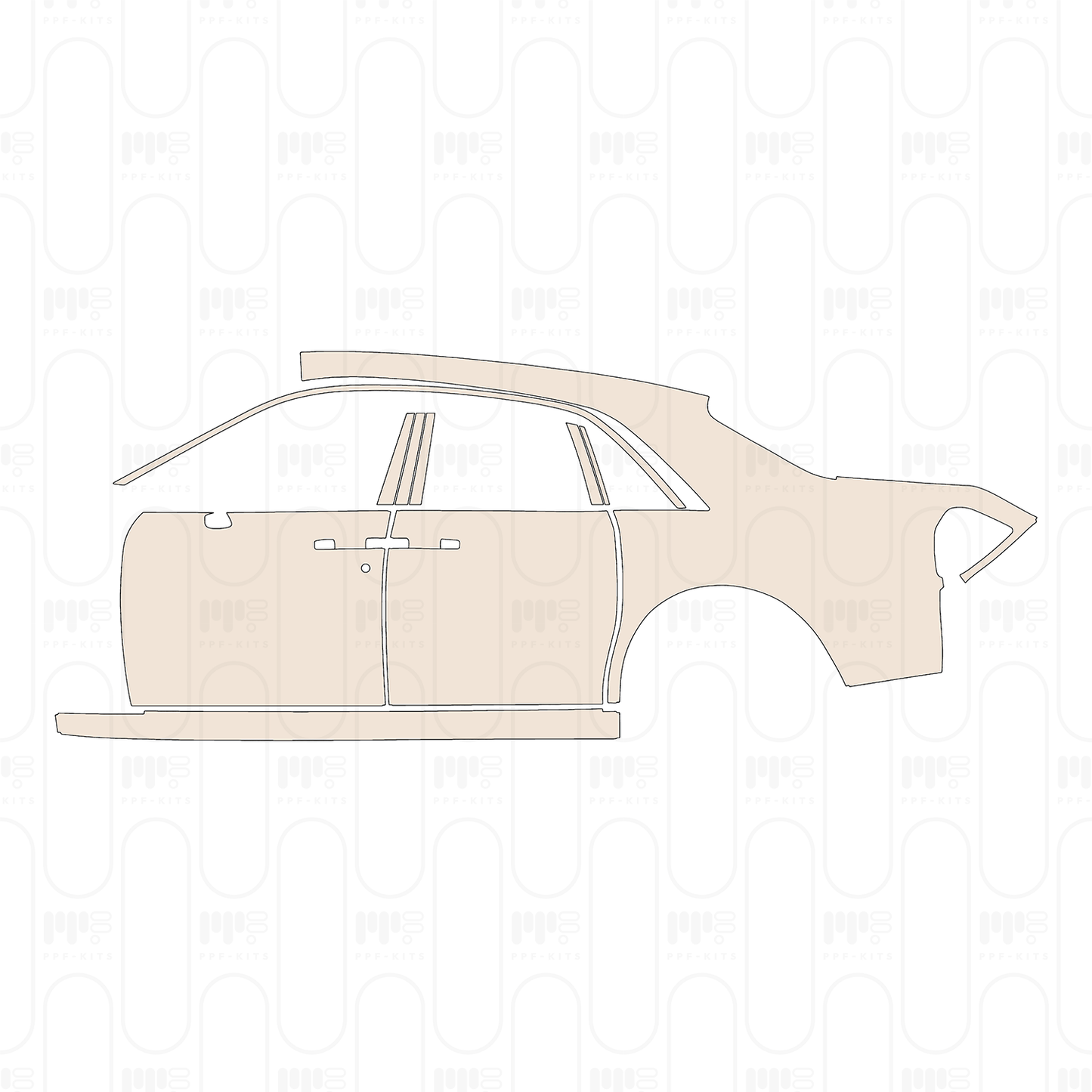 Pre-Cut PPF Rolls-Royce Ghost Standard Wheelbase 2019