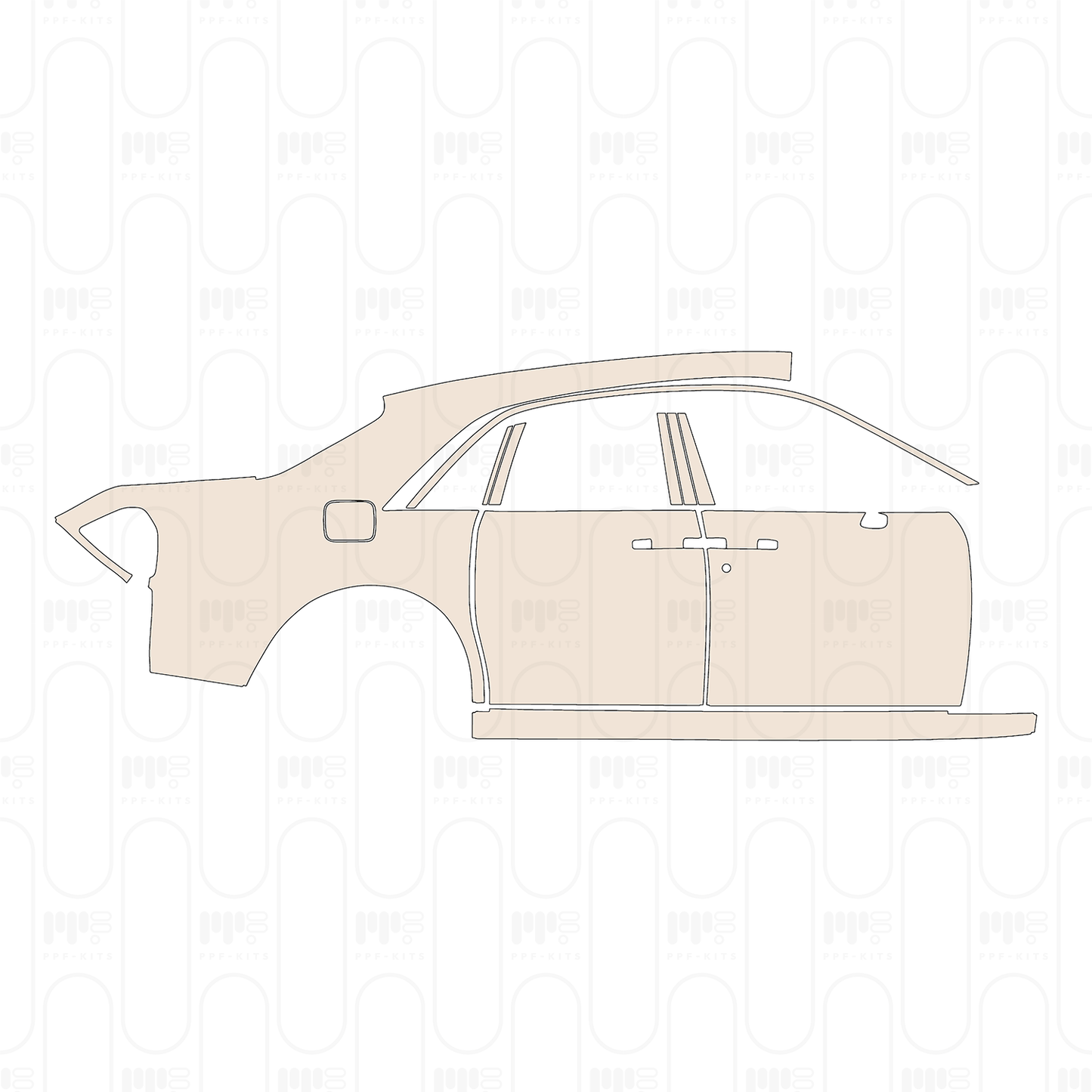 Pre-Cut PPF Rolls-Royce Ghost Standard Wheelbase 2019
