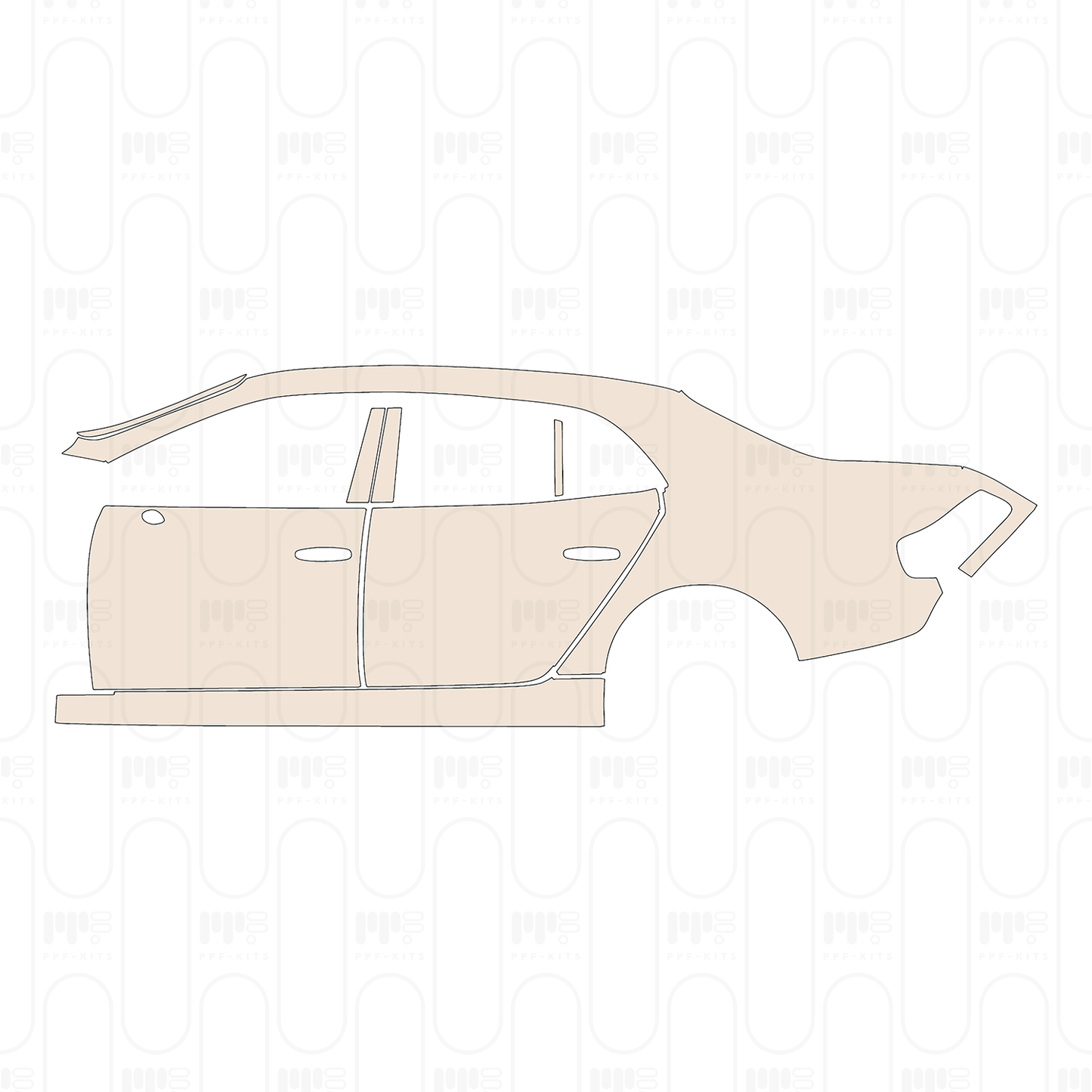 Pre-Cut PPF Bentley Flying Spur V8 2016