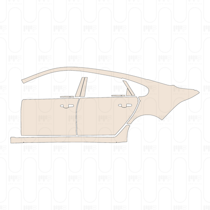 Pre-Cut PPF Jaguar XF XFL R-Sport 2016