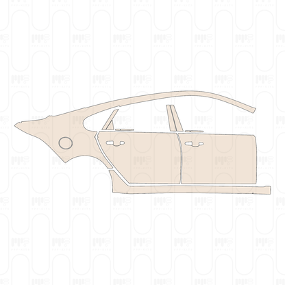 Pre-Cut PPF Jaguar XF XFL R-Sport 2016