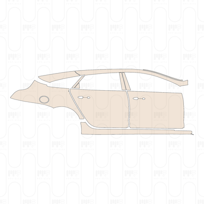 Pre-Cut PPF Jaguar XJ XJL R 2016