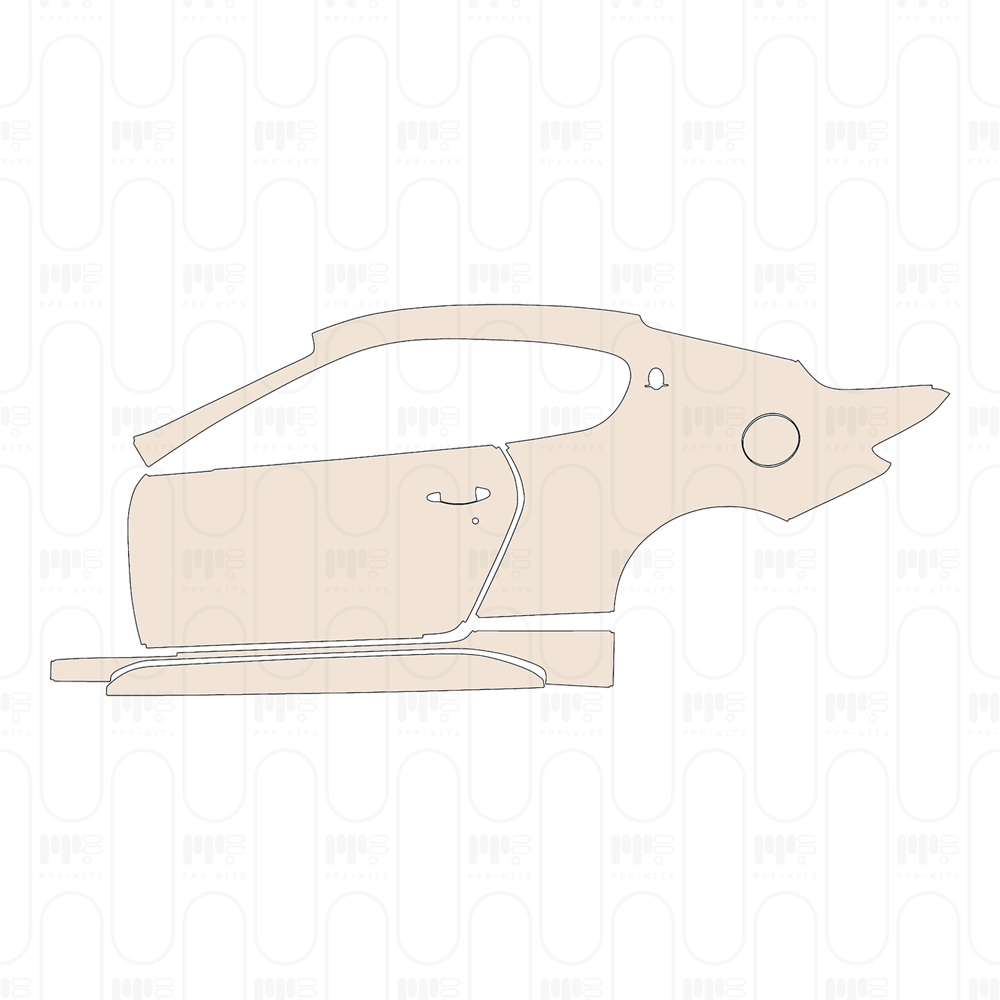 Pre-Cut PPF Maserati GranTurismo S 2008