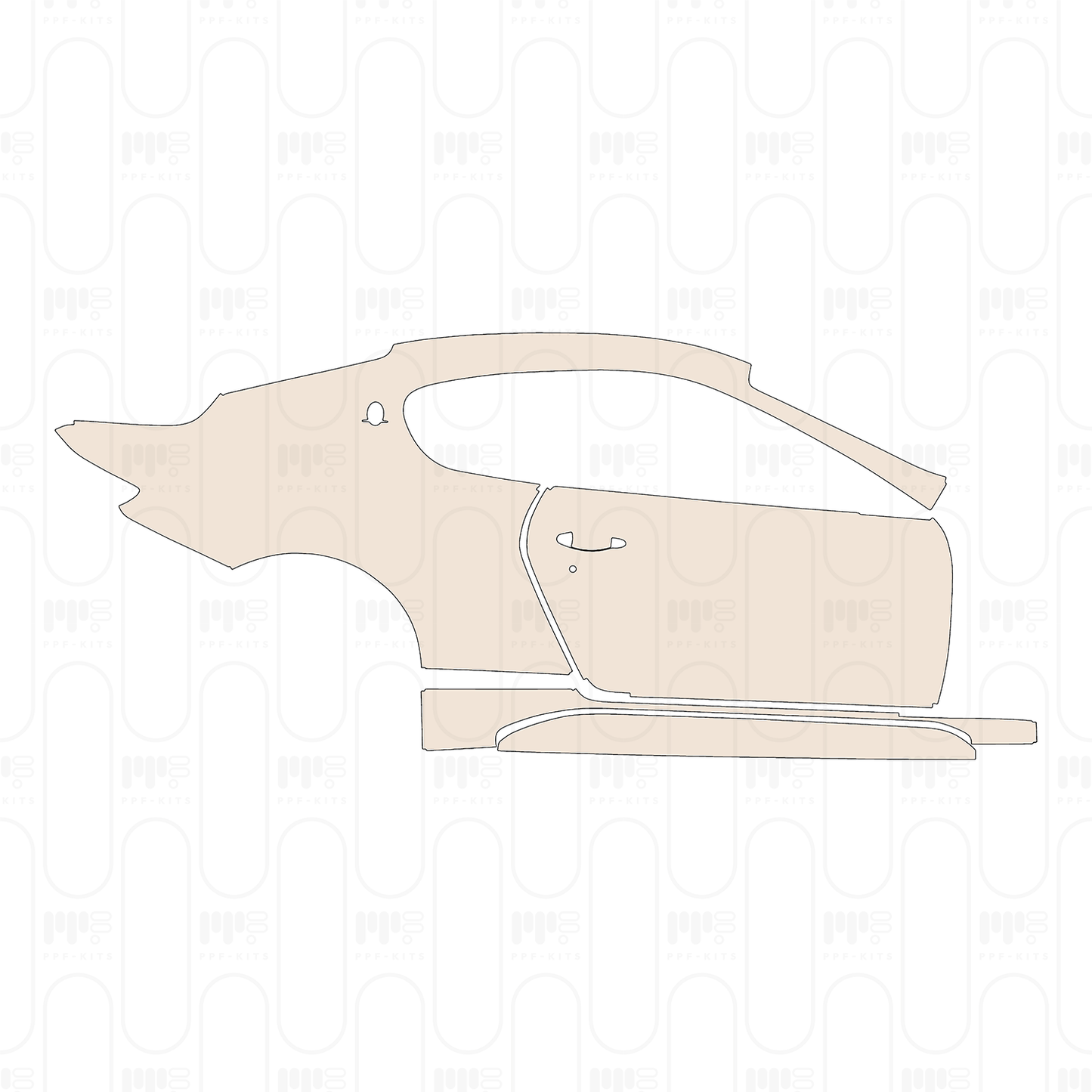 Pre-Cut PPF Maserati GranTurismo S 2008