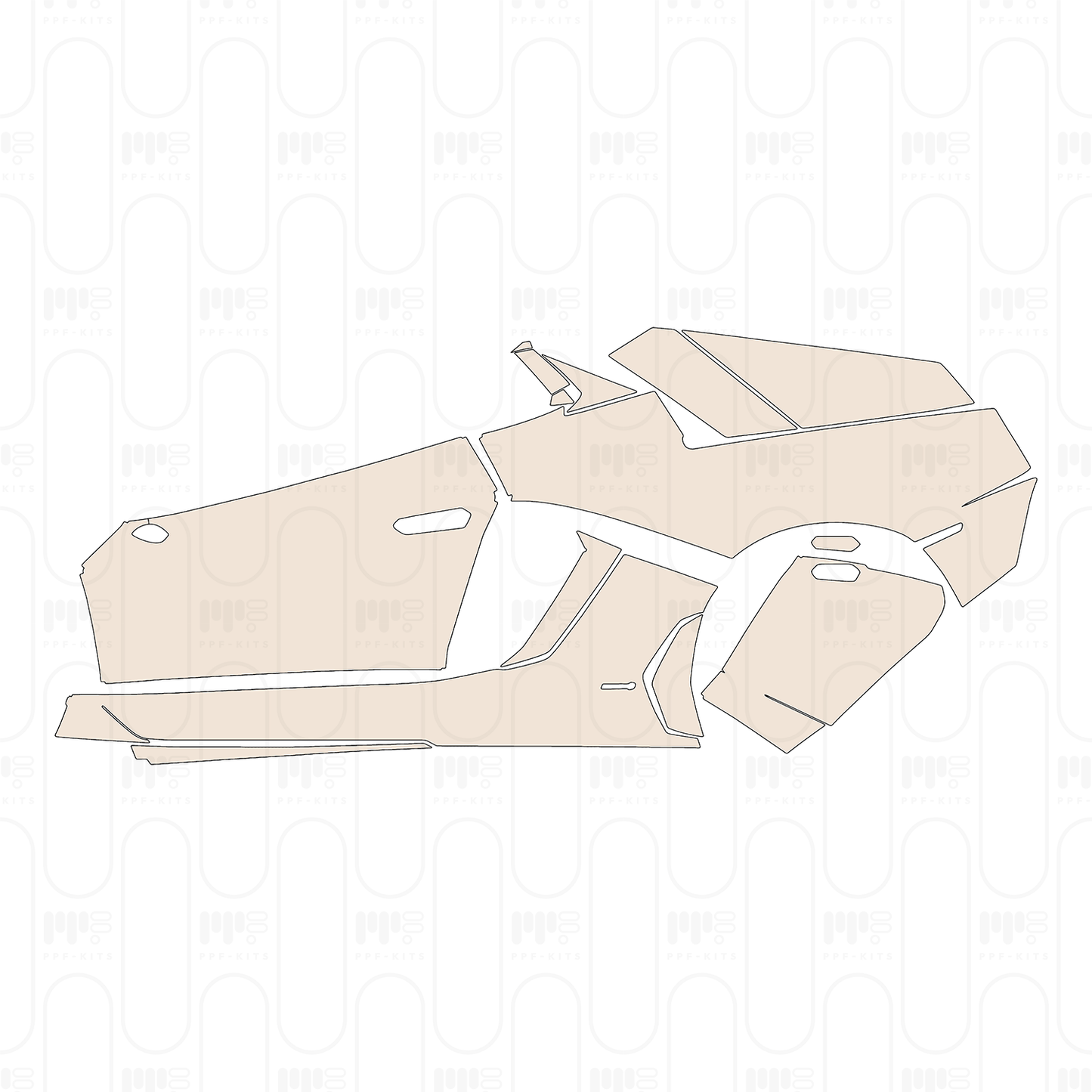 Pre-Cut PPF Lamborghini Aventador LP 700-4 Coupe 2013