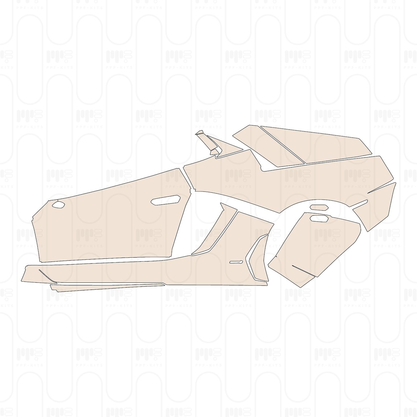 Pre-Cut PPF Lamborghini Aventador LP 700-4 Coupe 2013