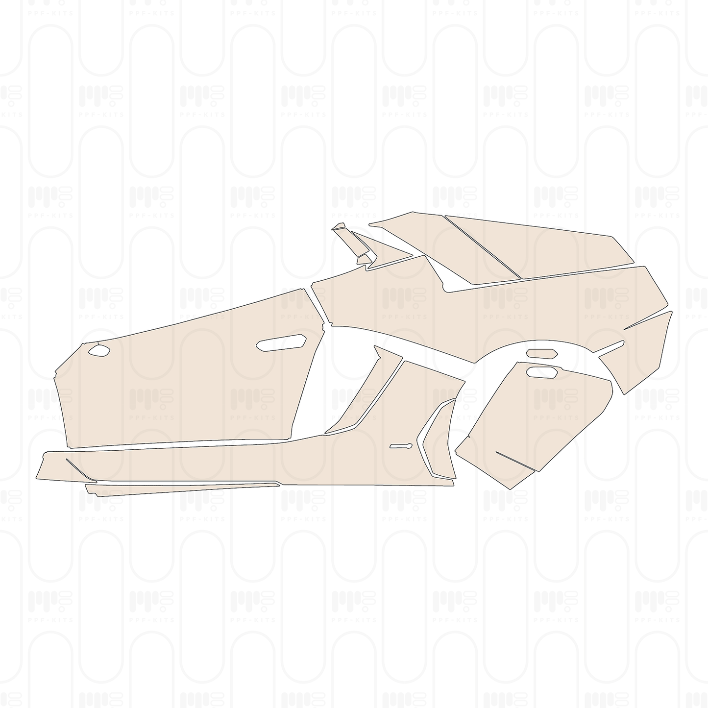 Pre-Cut PPF Lamborghini Aventador LP 700-4 Roadster 2017