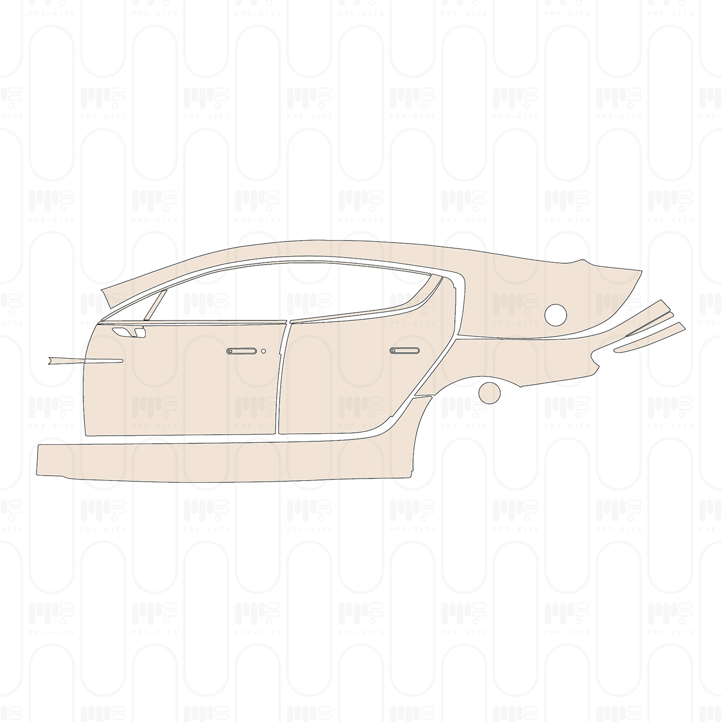 Pre-Cut PPF Aston Martin Rapide S 2015