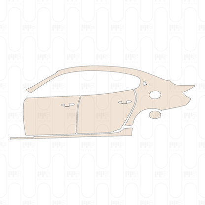 Pre-Cut PPF Maserati Quattroporte S Base 2016