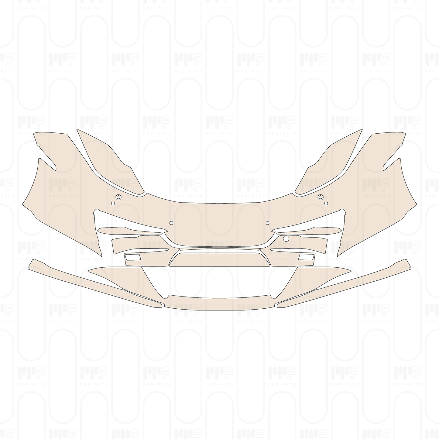 Pre-Cut PPF McLaren MP4-12C Spider 2014