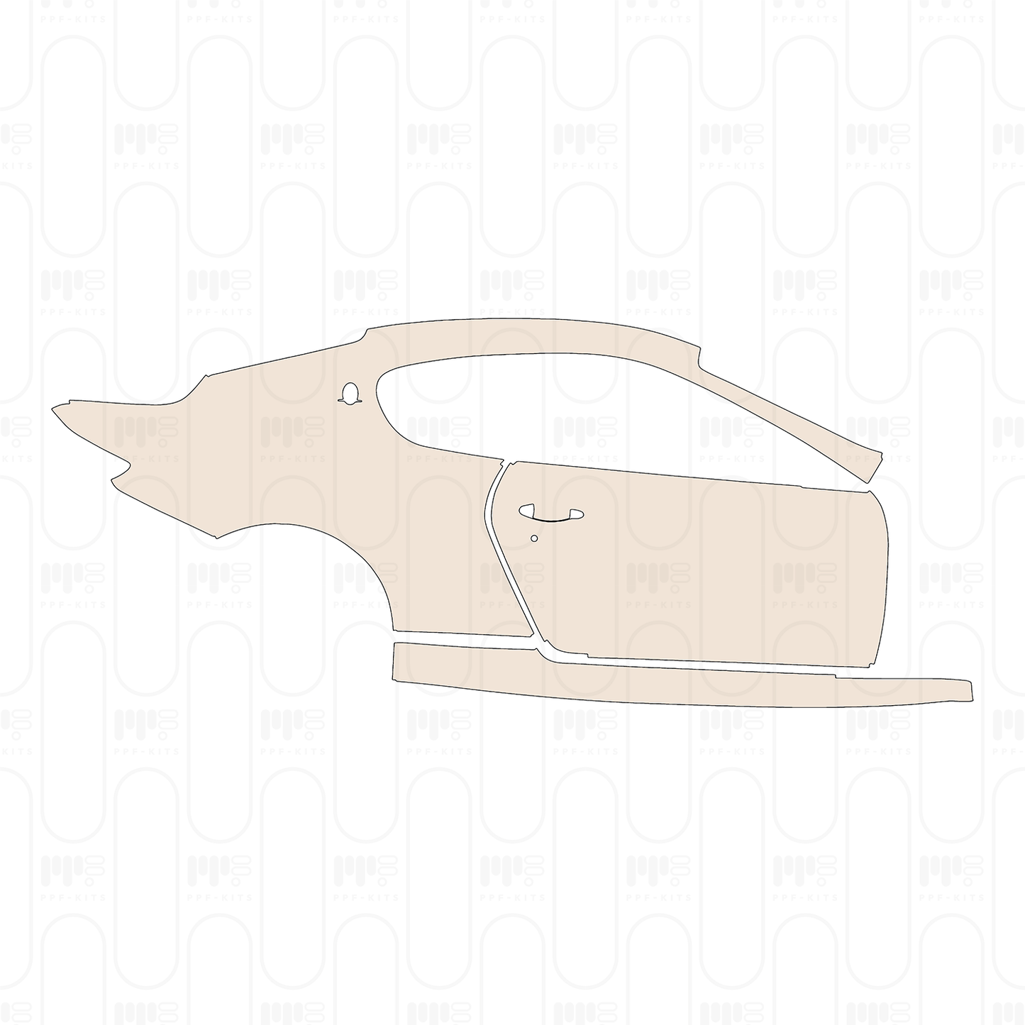 Pre-Cut PPF Maserati GranTurismo Base 2007