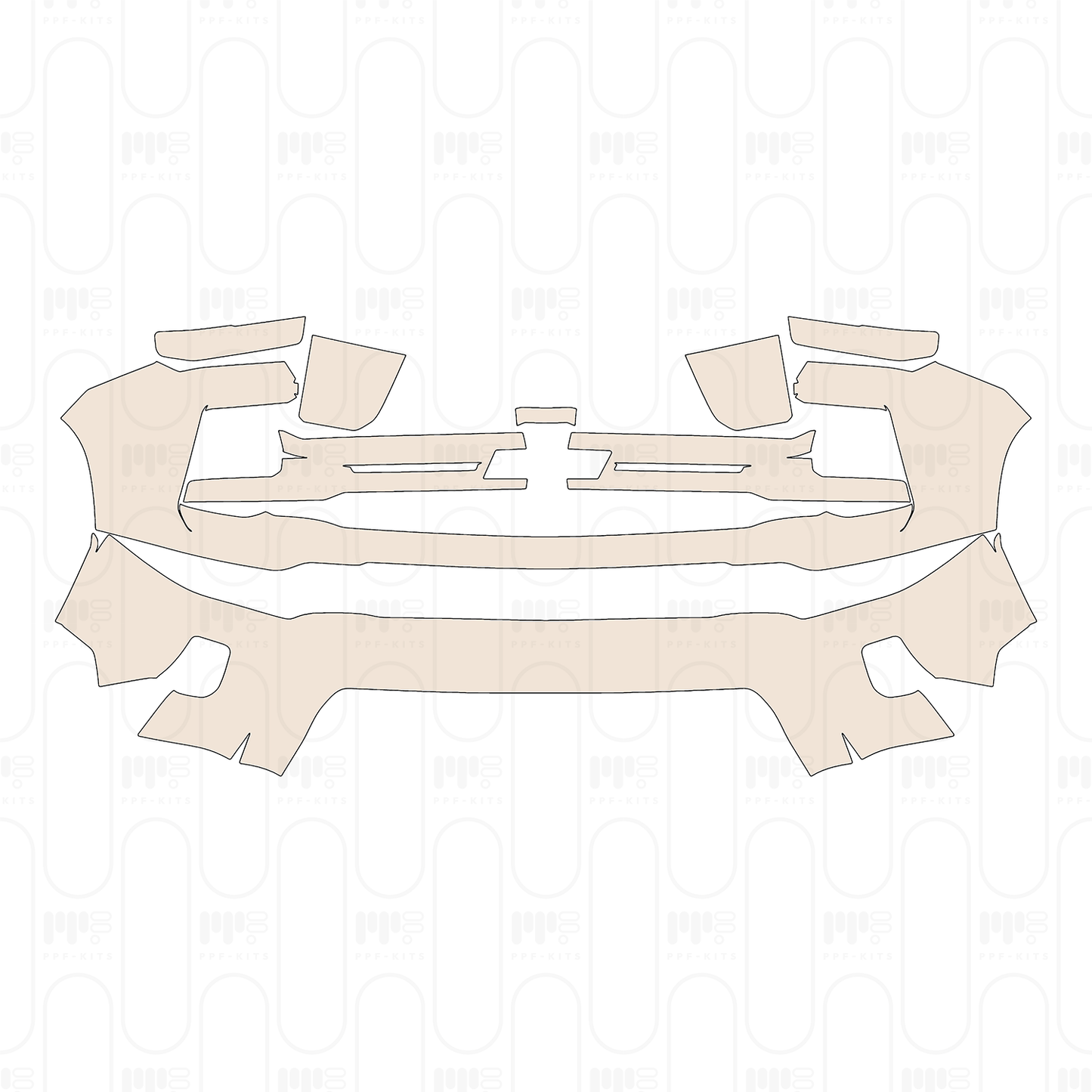 Pre-Cut PPF Chevrolet Silverado HD 2500 HD LT 2026