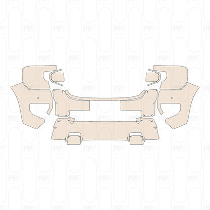 Pre-Cut PPF Ford Ranger (EU) XLT 2026