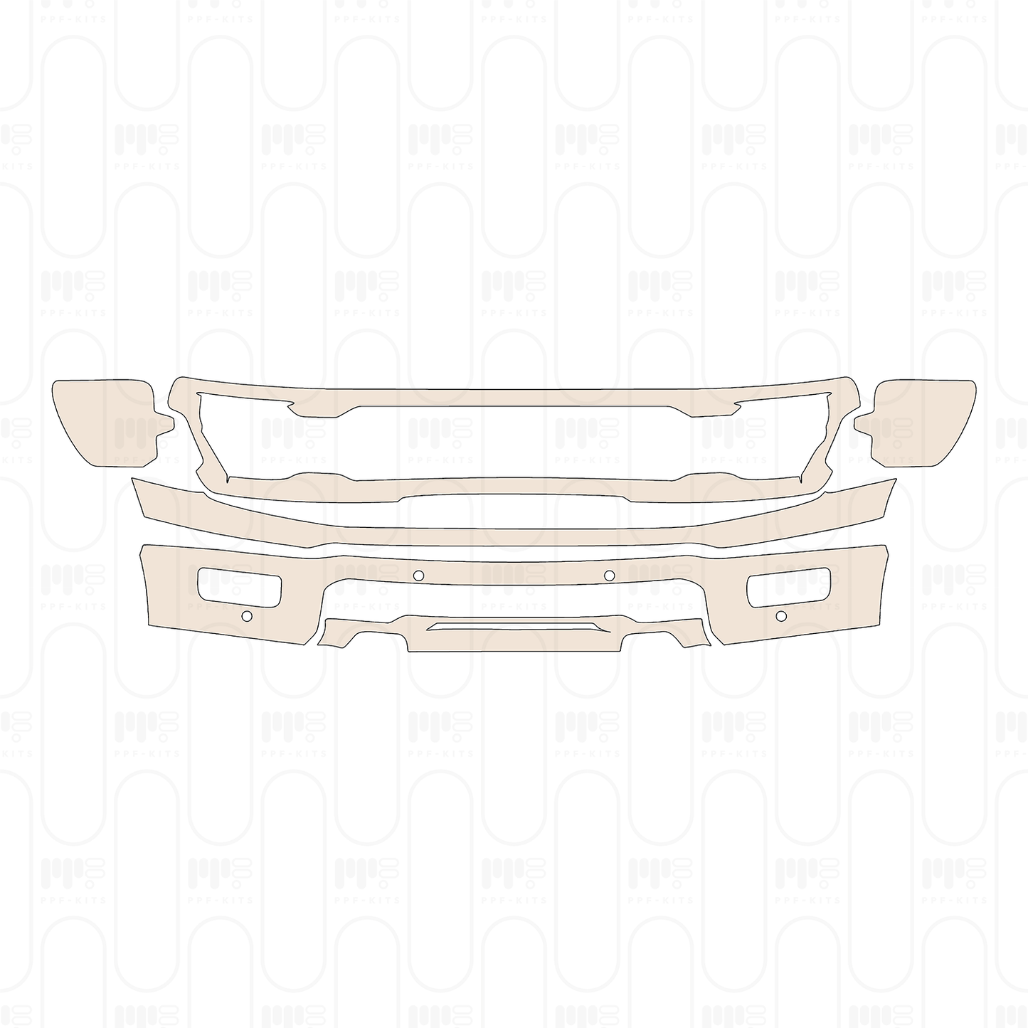 Pre-Cut PPF Ford F-150 SuperCrew Tremor 2026