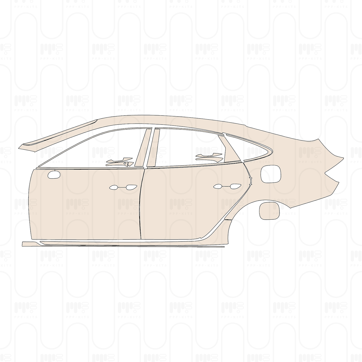 Pre-Cut PPF Hyundai Sonata N-Line 2026