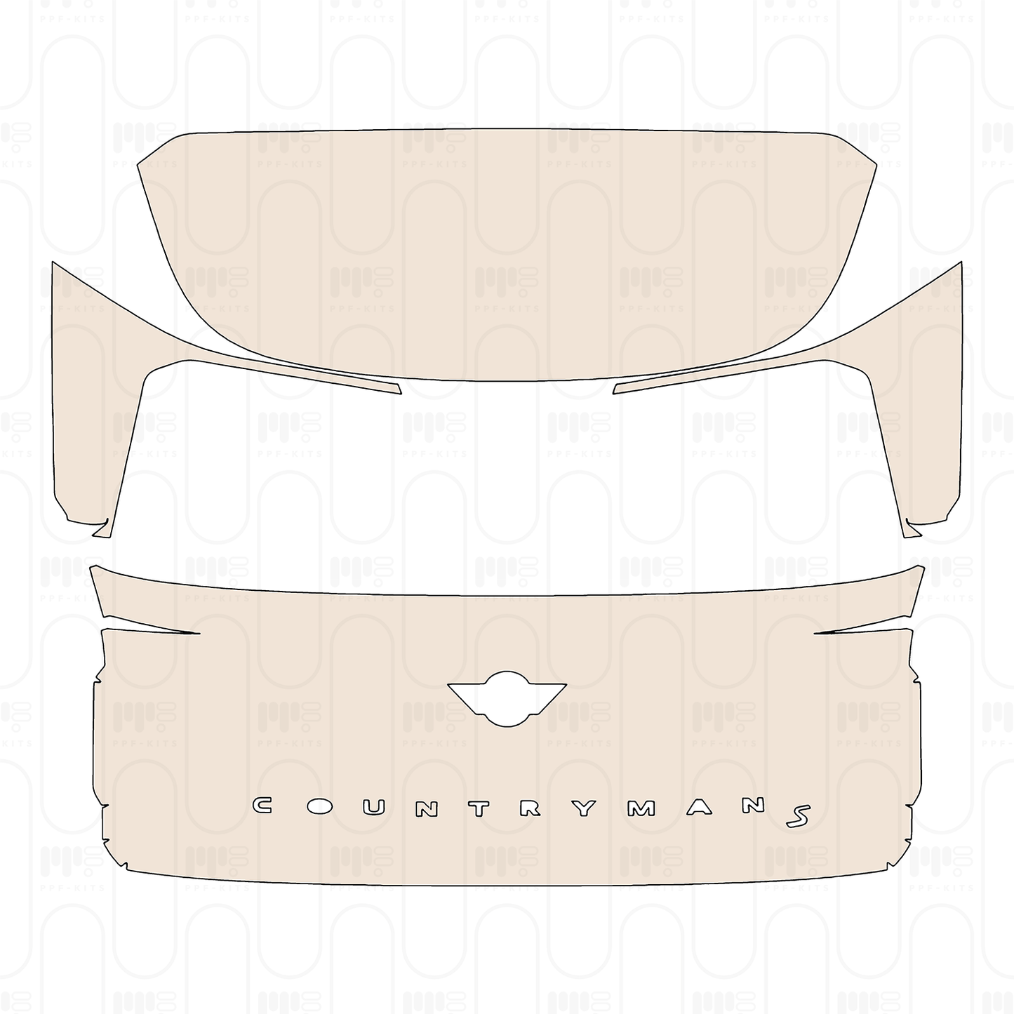Pre-Cut PPF MINI Countryman S All4 Exclusive 2025