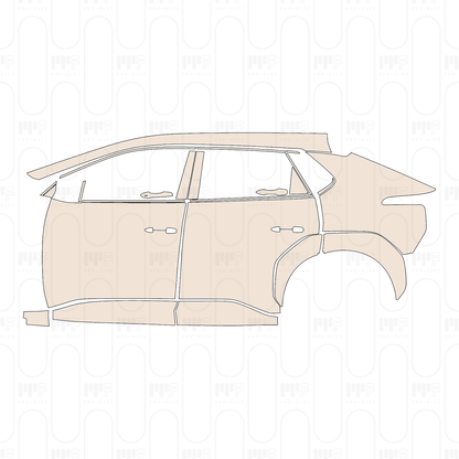 Pre-Cut PPF Toyota bZ4X (CN) 2026