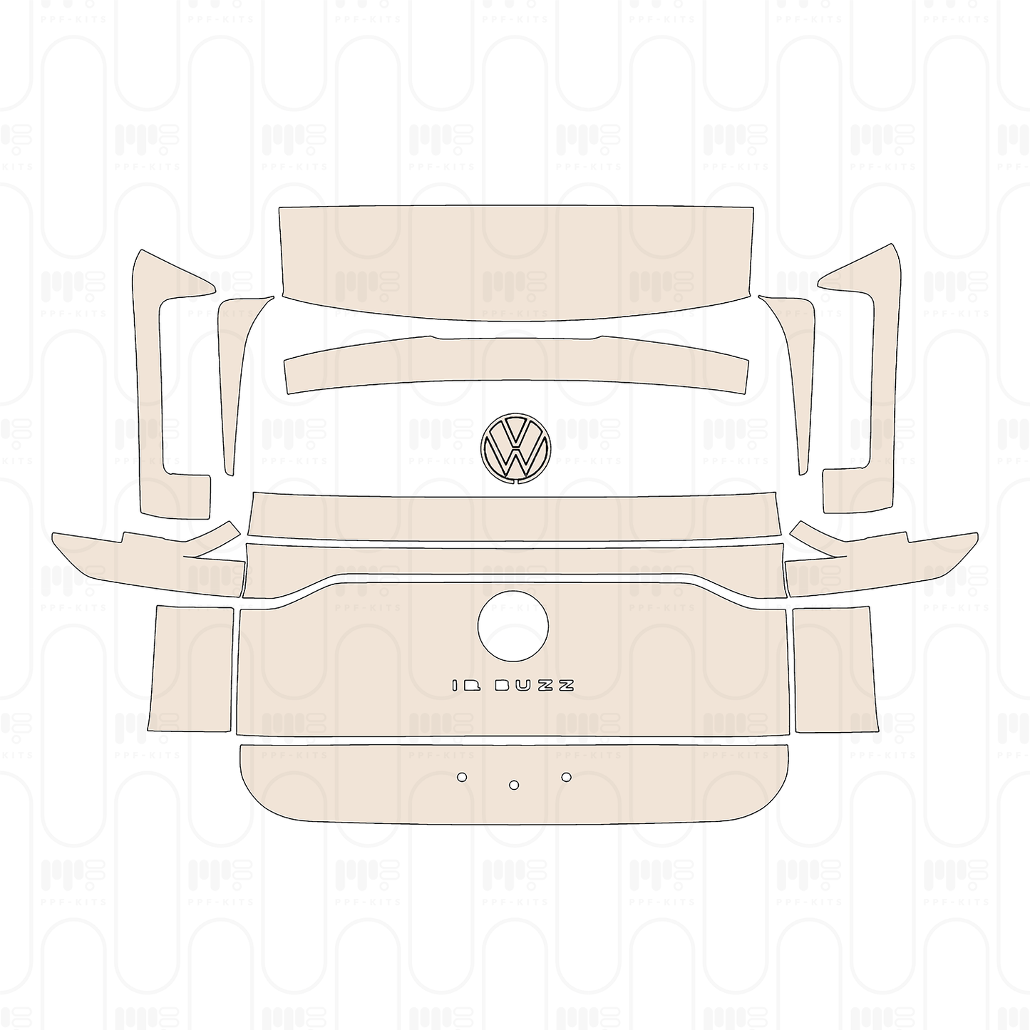 Pre-Cut PPF Volkswagen ID.BUZZ Standard Wheelbase Standard 2026