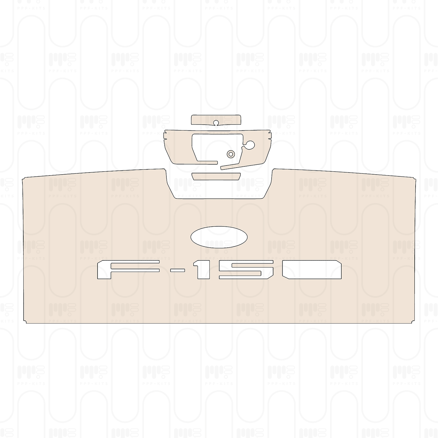 Pre-Cut PPF Ford F-150 SuperCrew XL 2026