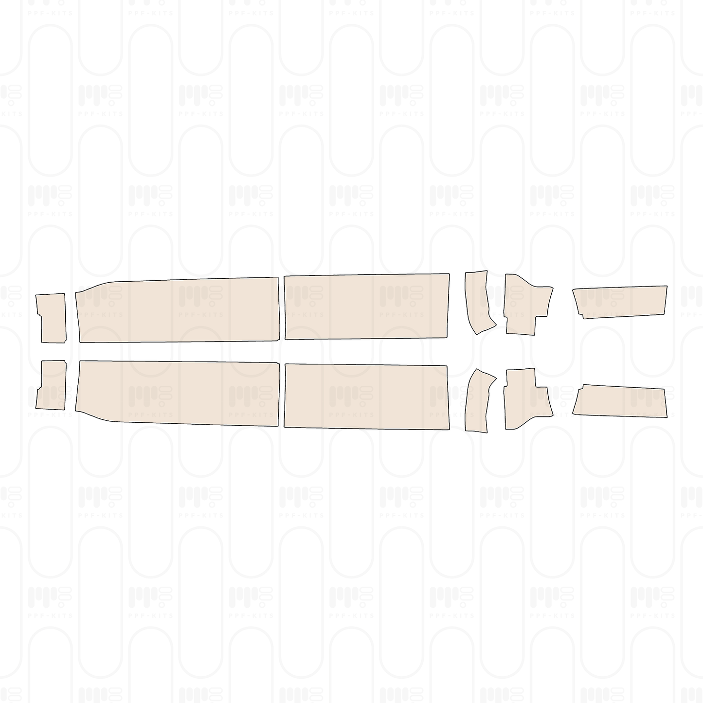 Pre-Cut PPF Ford F-150 SuperCrew XL 2026