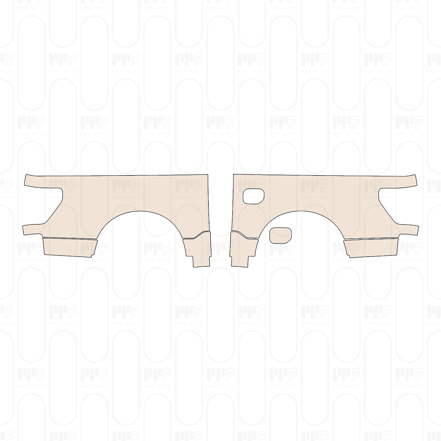 Pre-Cut PPF Ford F-150 SuperCrew XL 2026