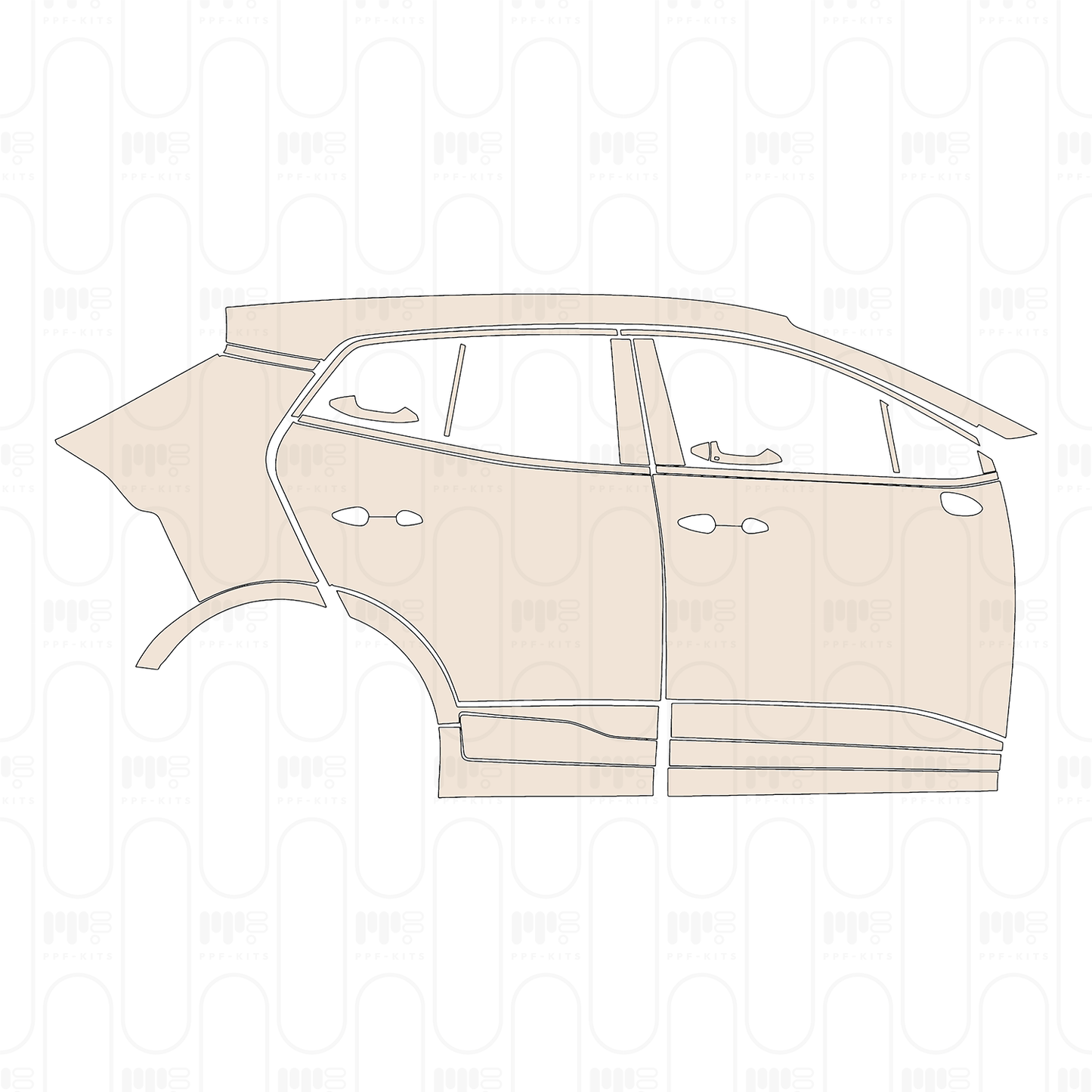 Pre-Cut PPF KIA Sportage (EU) GT-Line 2026