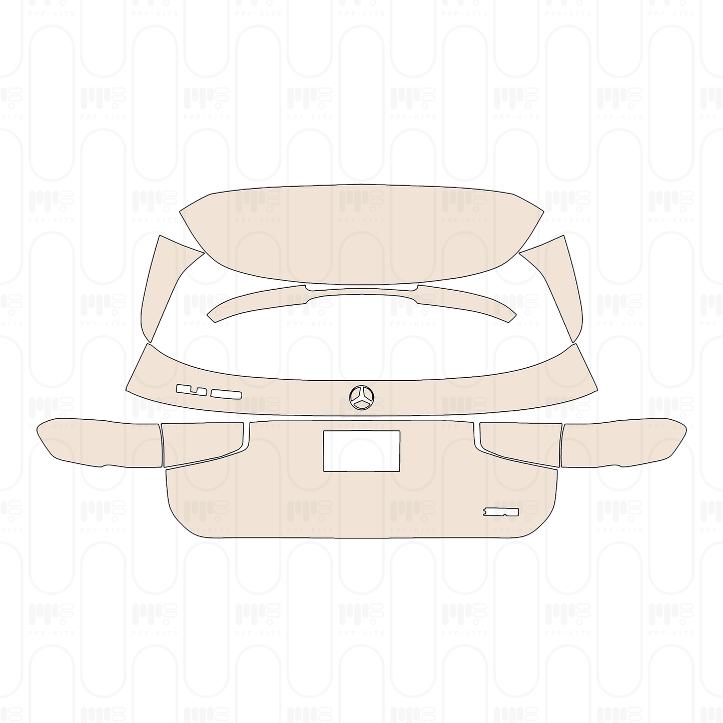 Pre-Cut PPF Mercedes-Benz GLB Base 2026