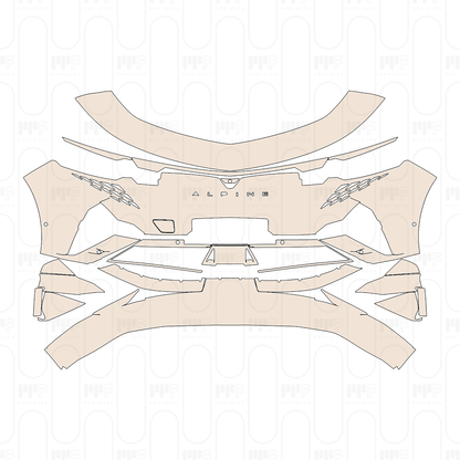 Pre-Cut PPF Alpine A 390 A390 GT 2026