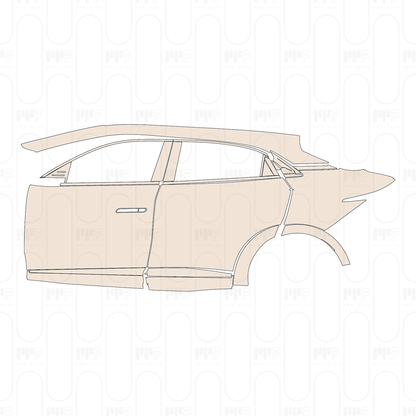 Pre-Cut PPF Alpine A 390 A390 GT 2026