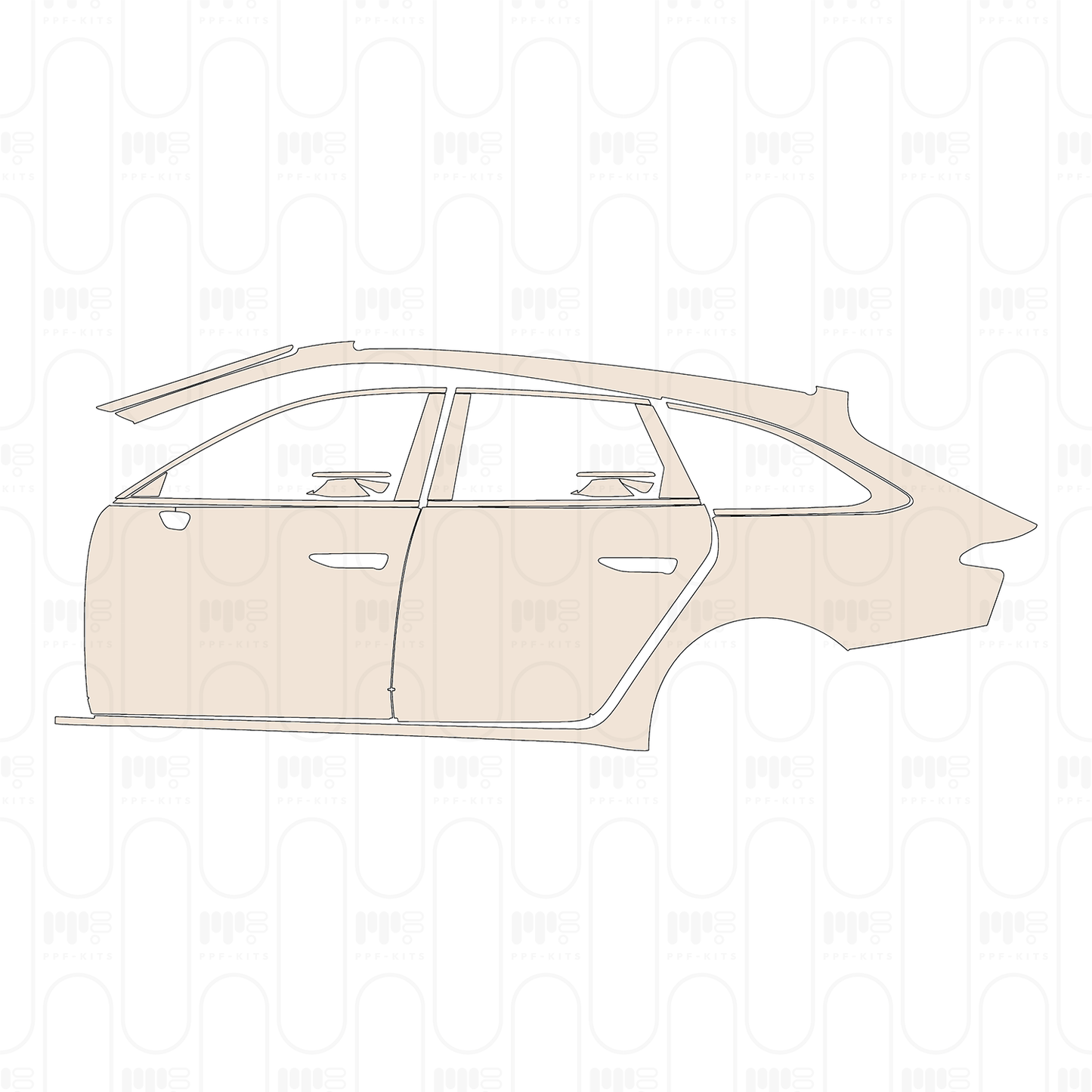 Pre-Cut PPF Audi A6 Avant Base 2025