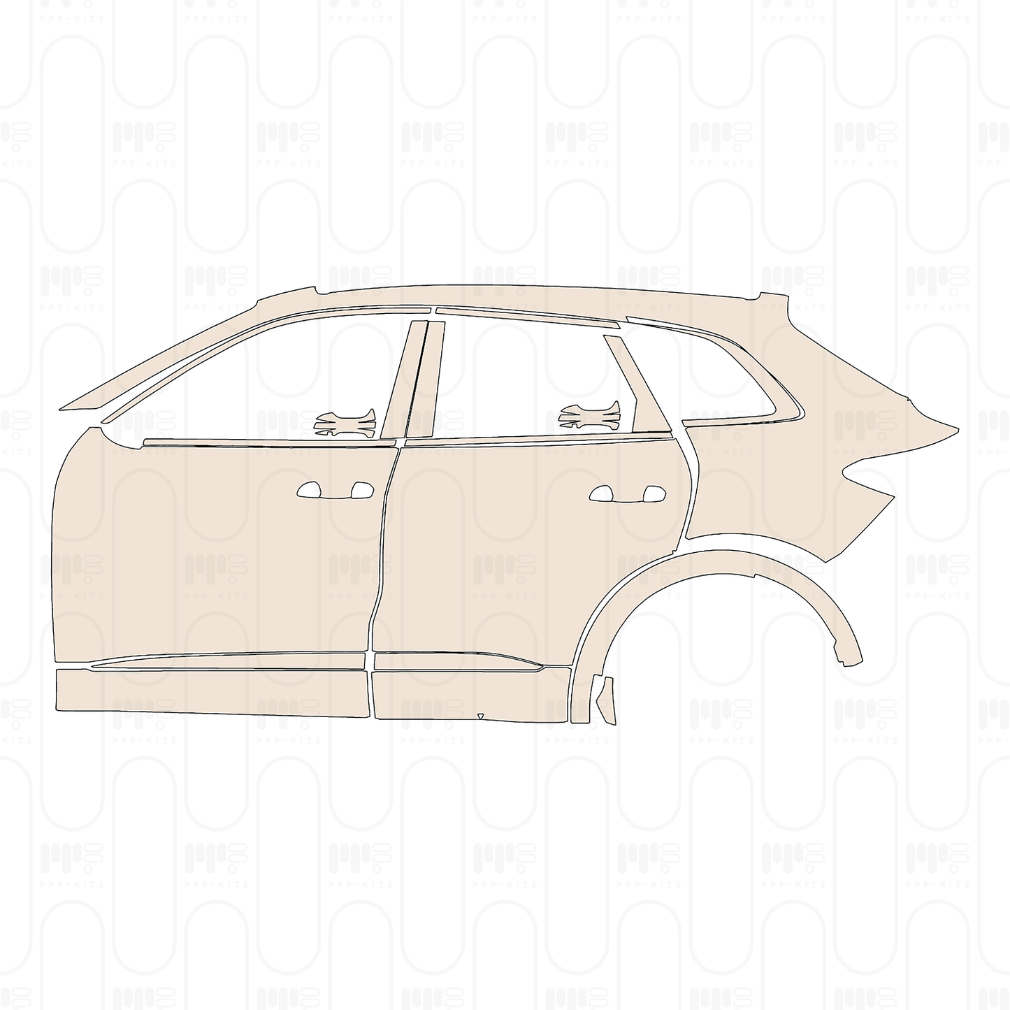 Pre-Cut PPF Audi Q5 SUV SQ5 2025