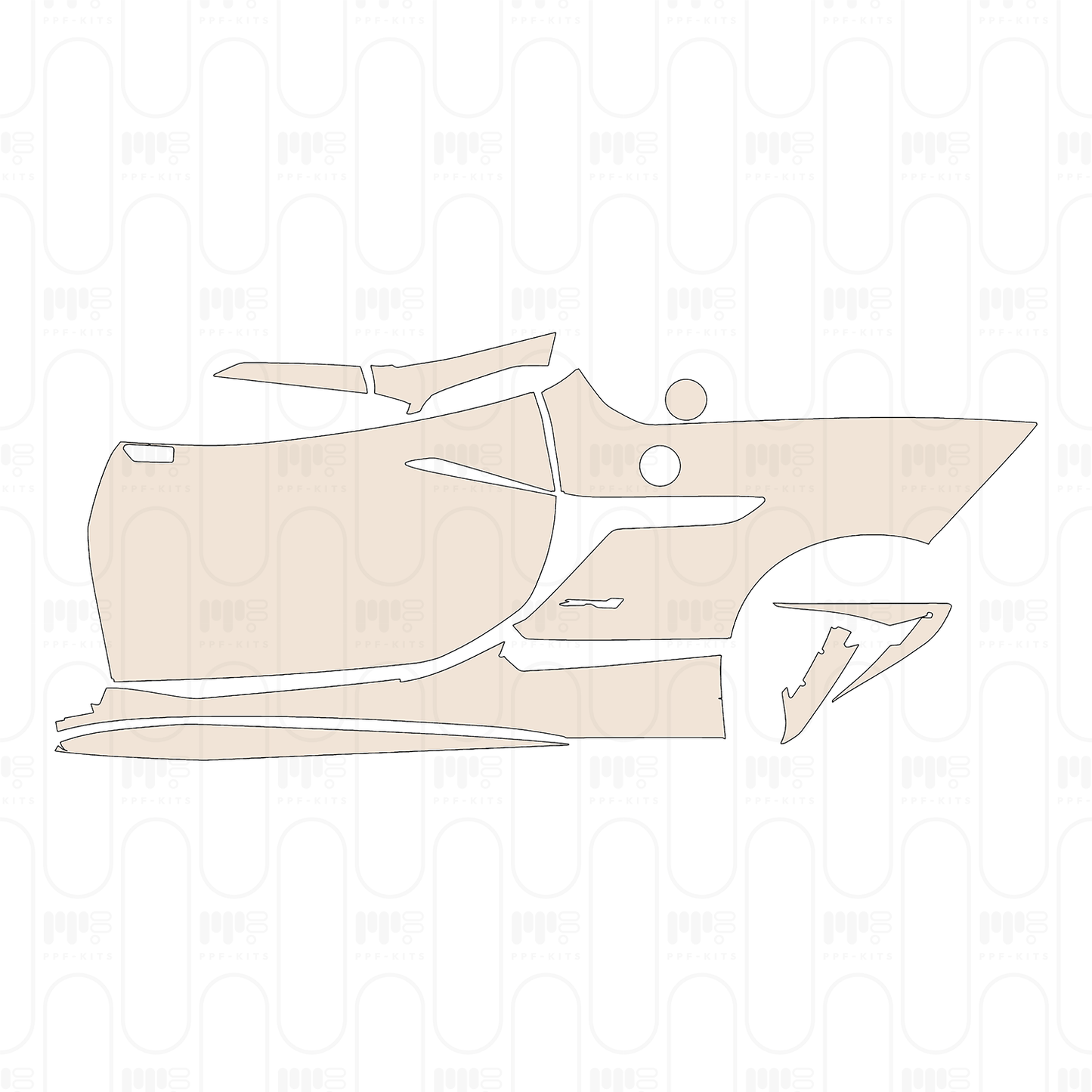 Pre-Cut PPF Chevrolet Corvette ZR1 Coupe 2025