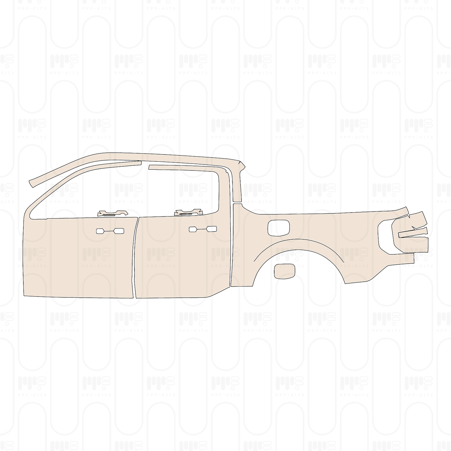 Pre-Cut PPF Ford Maverick LARIAT 2025
