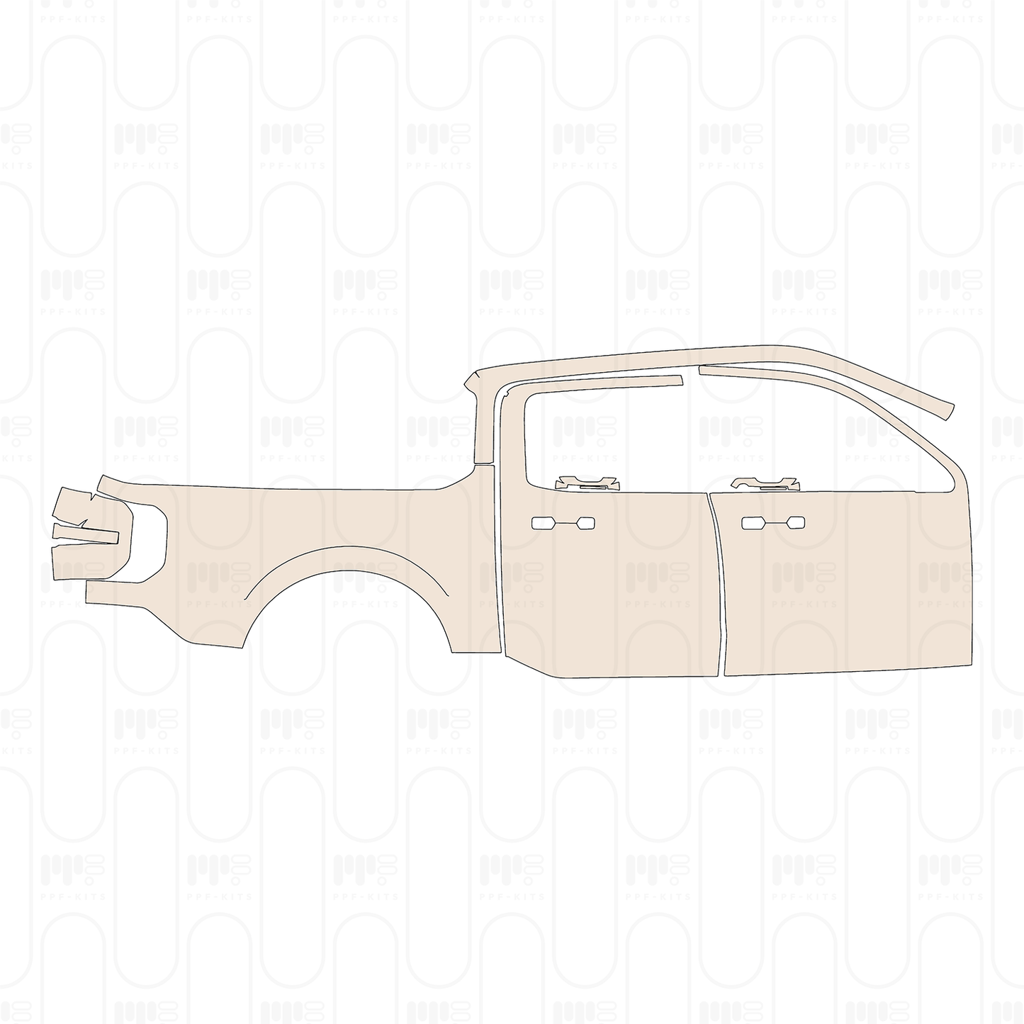 Pre-Cut PPF Ford Maverick LARIAT 2025