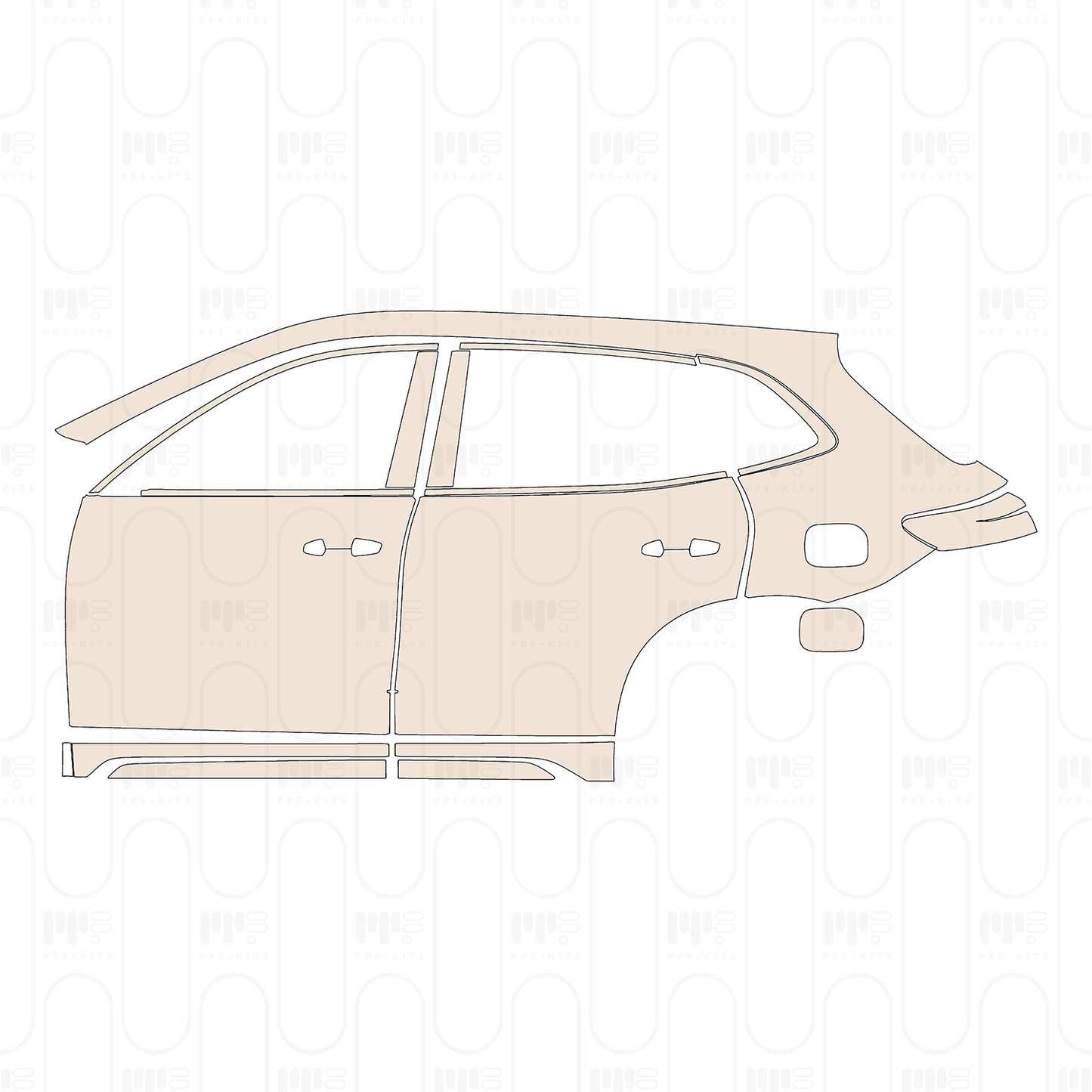 Pre-Cut PPF Geely EX5 EM-i 2026