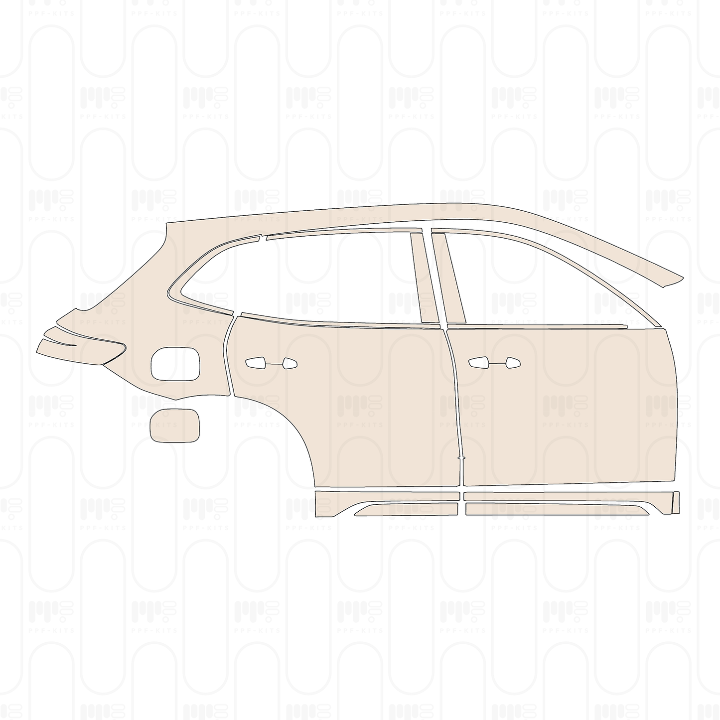 Pre-Cut PPF Geely EX5 EM-i 2026