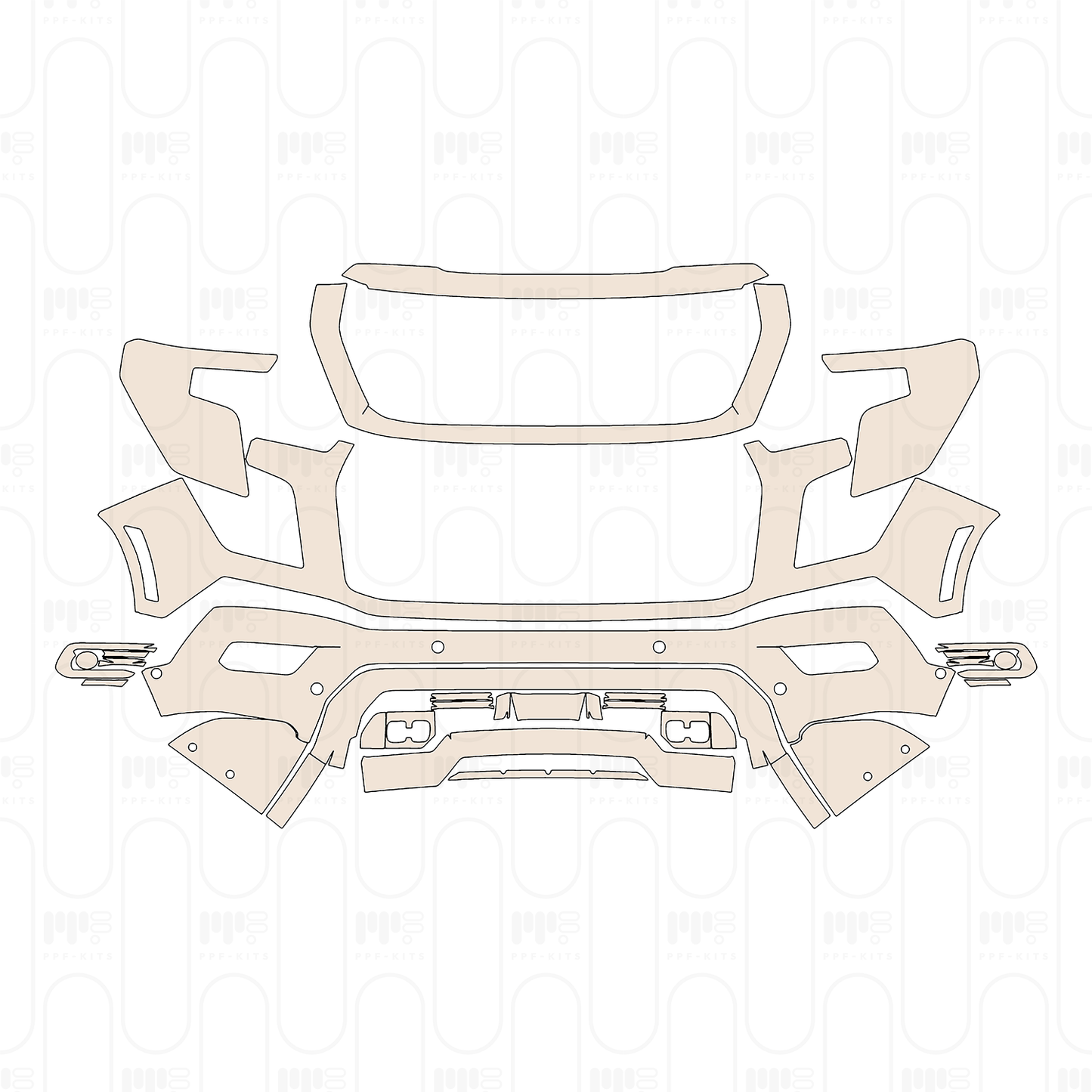 GMC Yukon AT4 2025 – Pre-Cut PPF