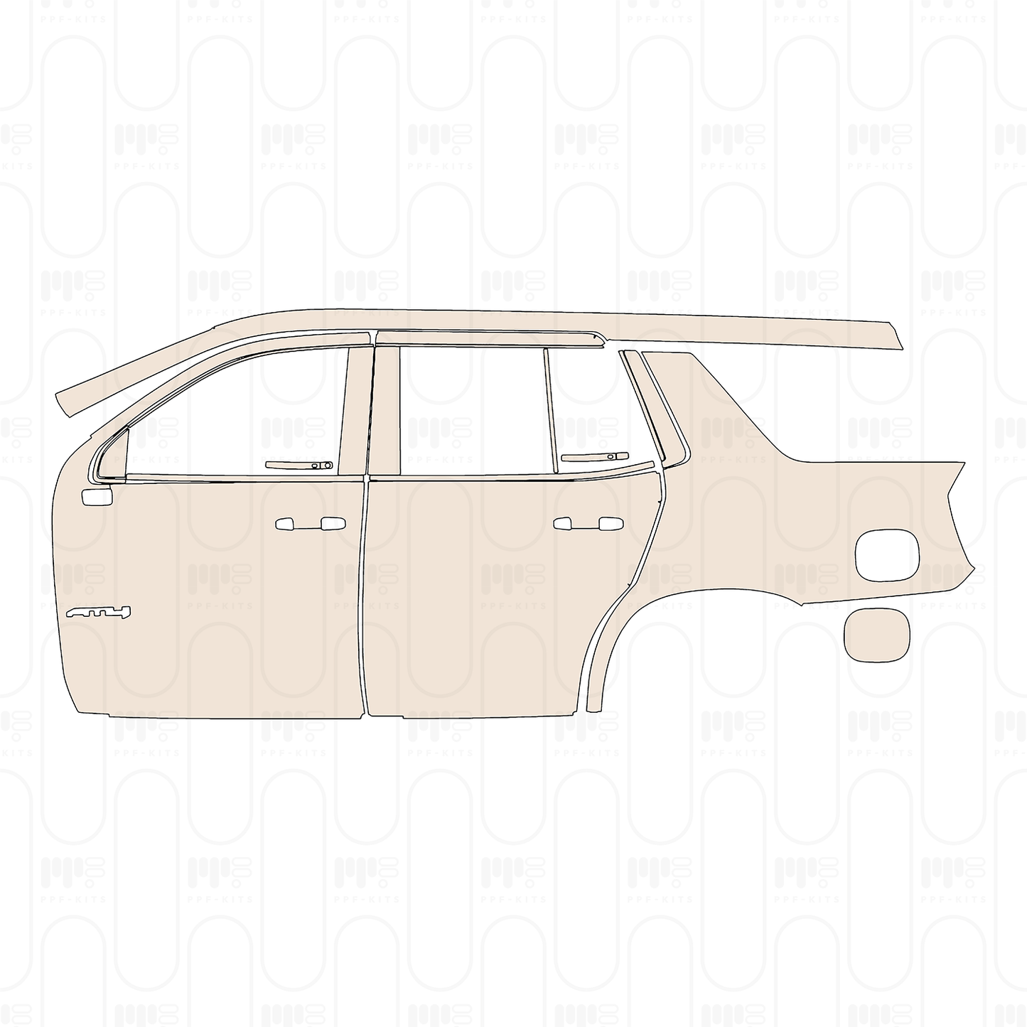 GMC Yukon AT4 2025 – Pre-Cut PPF