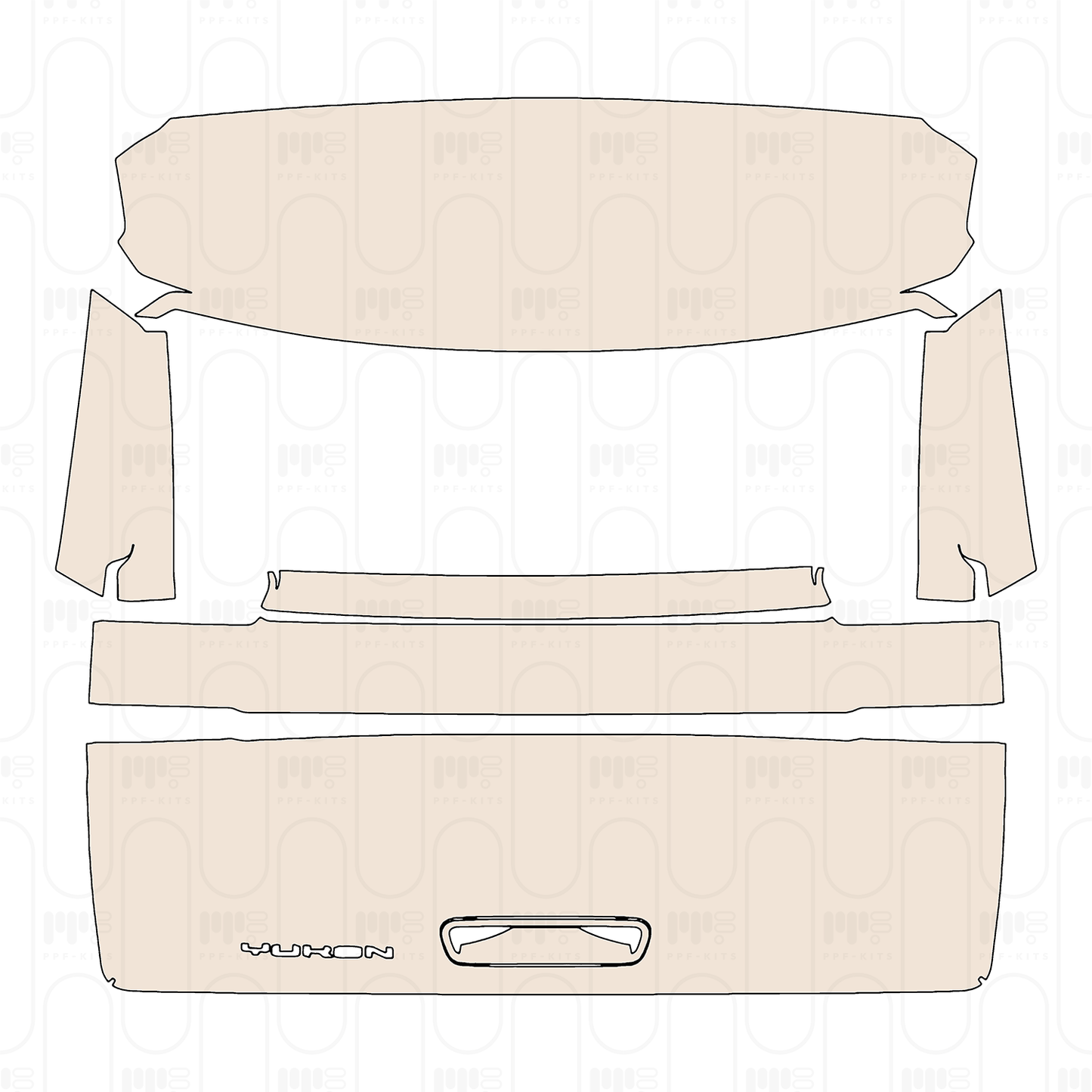 GMC Yukon AT4 2025 – Pre-Cut PPF