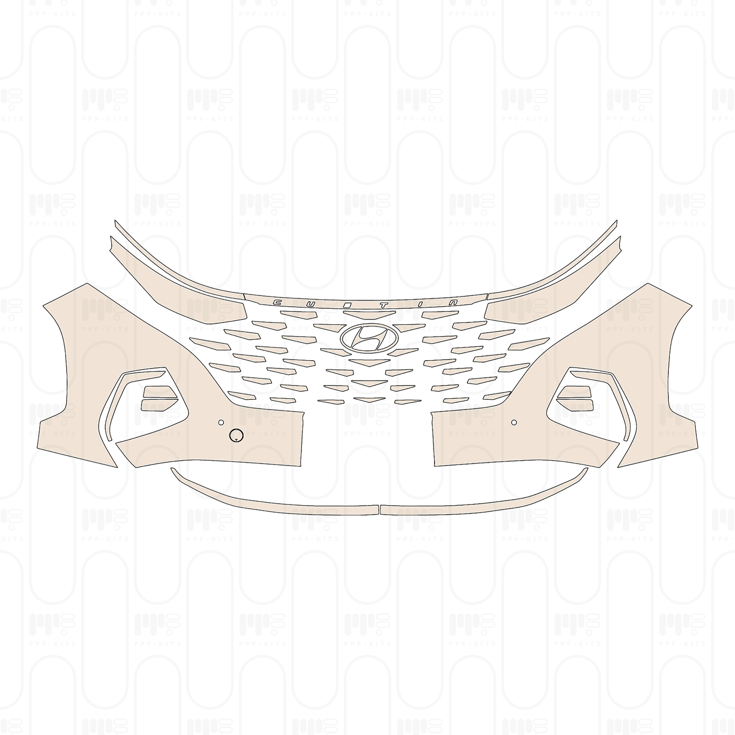 Pre-Cut PPF Hyundai Custin 2025